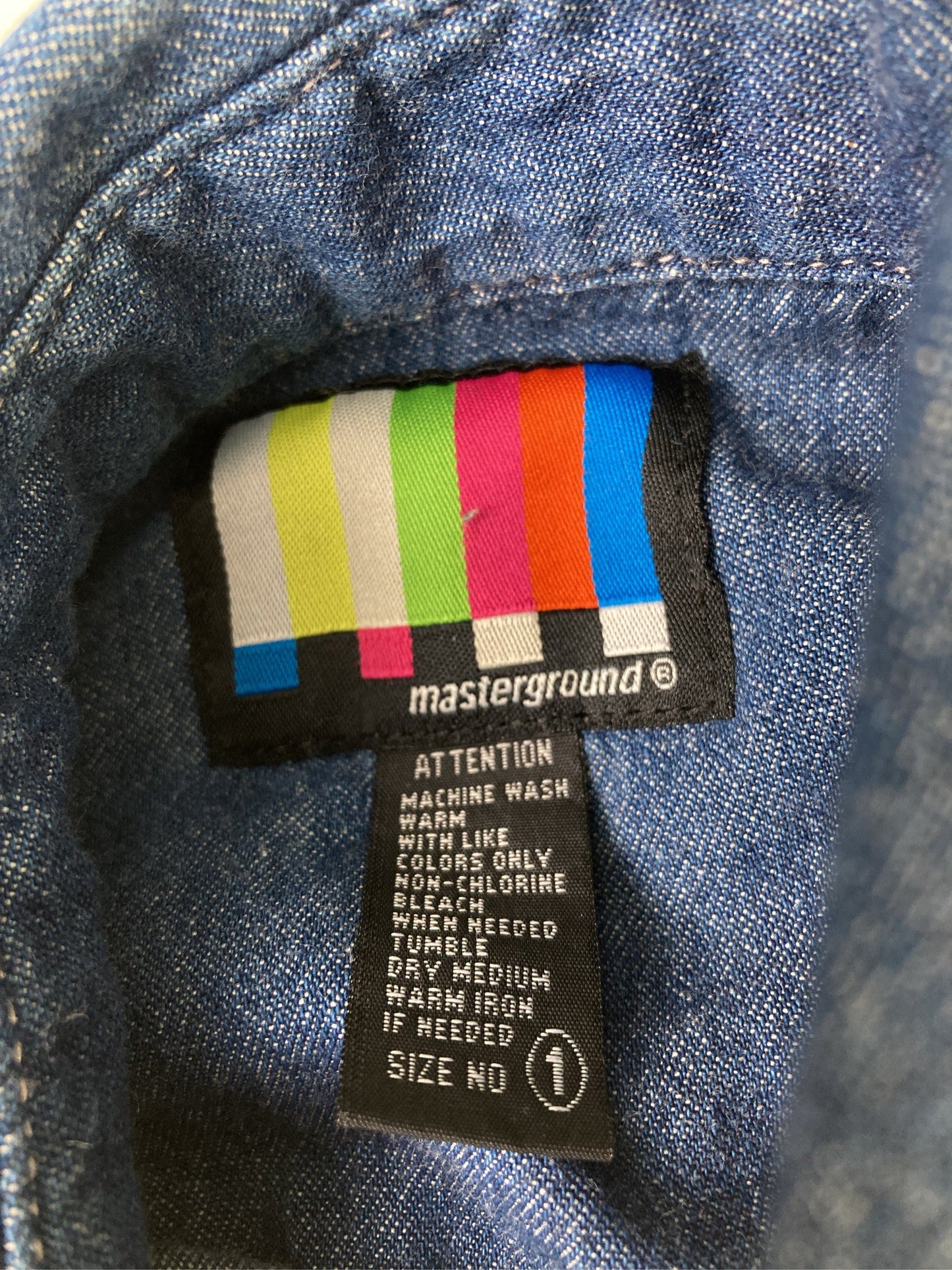 masterground/シャツ/ブラウス/トップス/ブルー/1