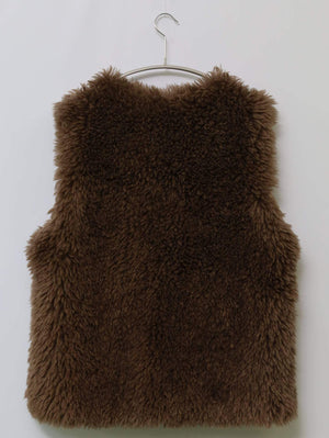 ベスト/トップス/ブラウン/M