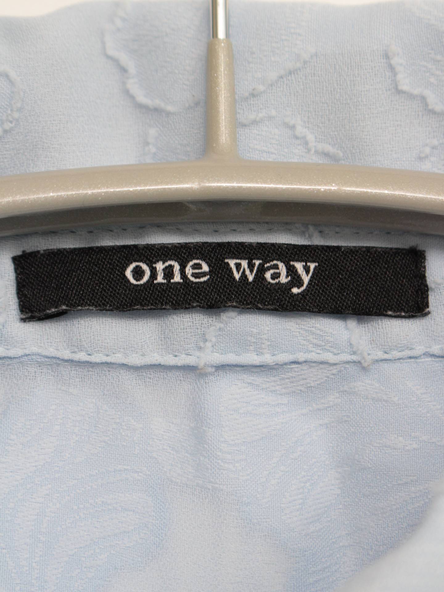 One Way/シャツ/ブラウス/トップス/スカイブルー/F