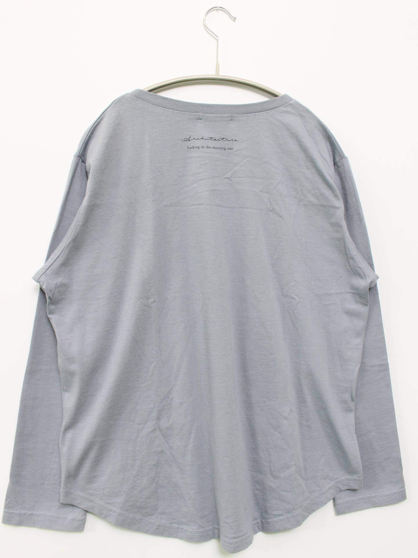 studio CLIP/Tシャツ/カットソー/トップス/スカイブルー/F