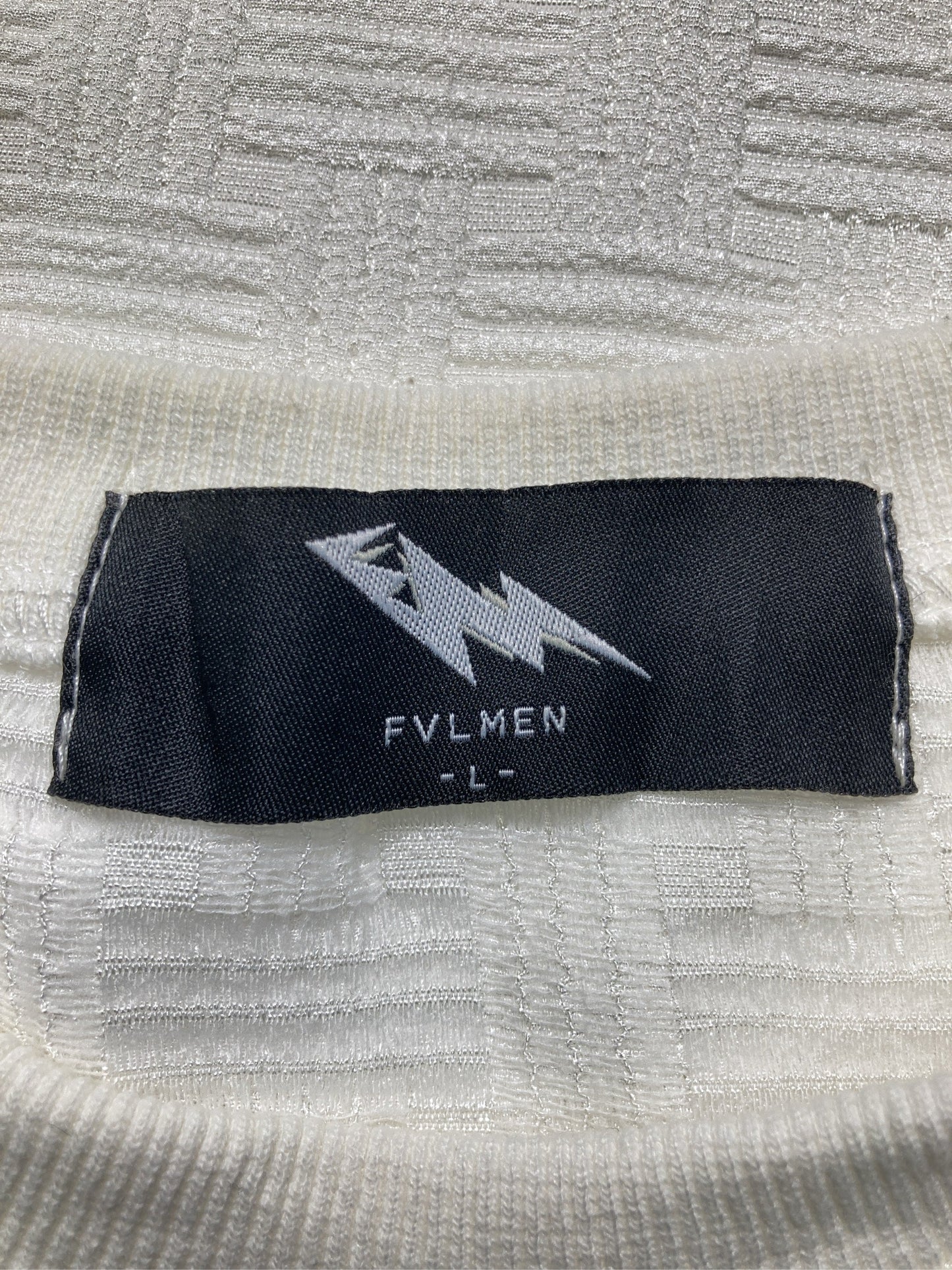 FVLMEN/Tシャツ/カットソー/トップス/ホワイト/L