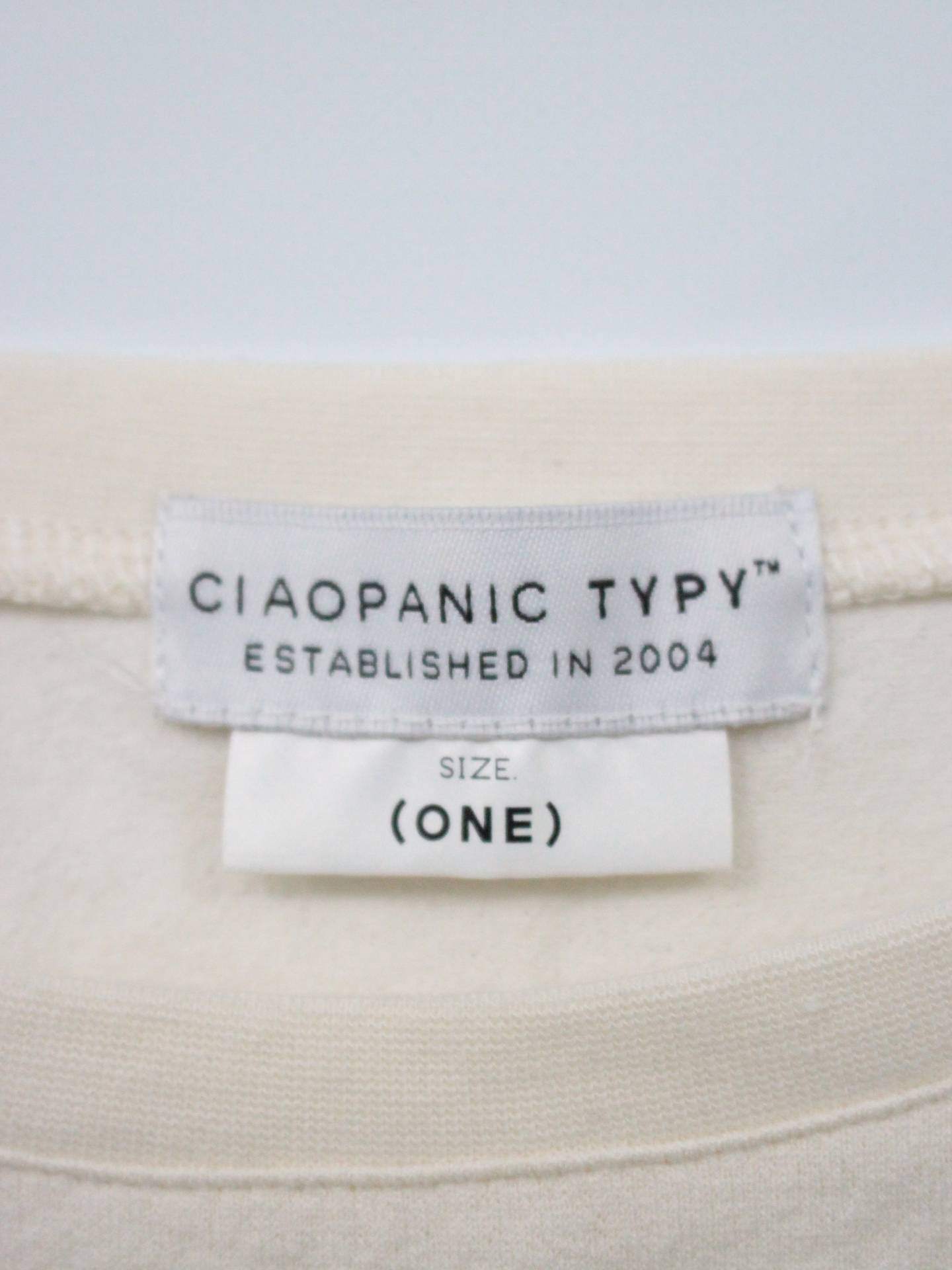 CIAOPANIC TYPY/Tシャツ/カットソー/トップス/アイボリー/ONE