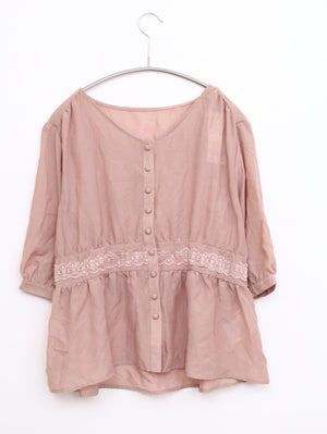 MAJESTIC LEGON/マジェスティックレゴン/シャツ/ブラウス/トップス/ピンク/M