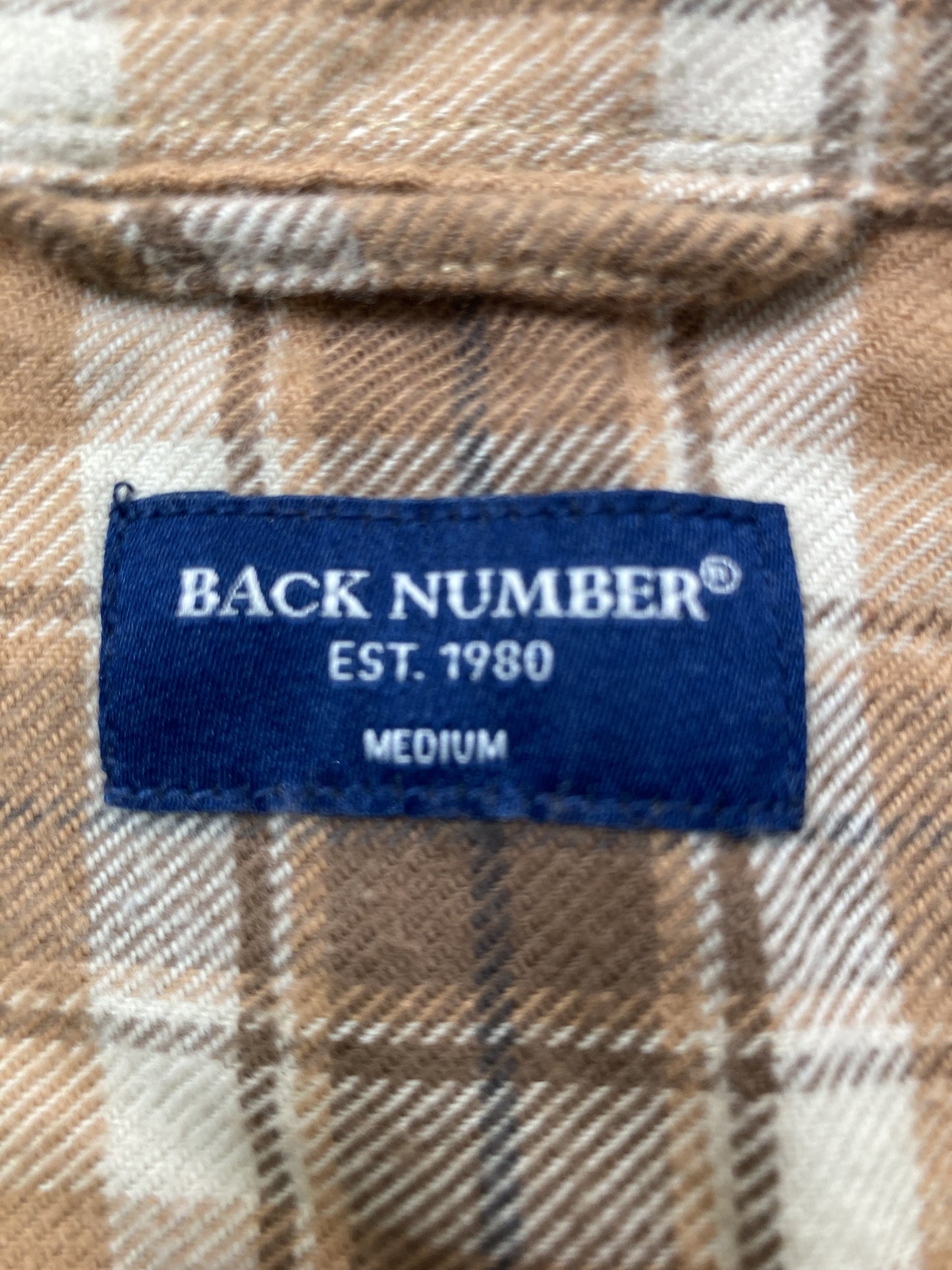 BACK NUMBER/バックナンバー/シャツ/ブラウス/トップス/ベージュ/MEDIUM