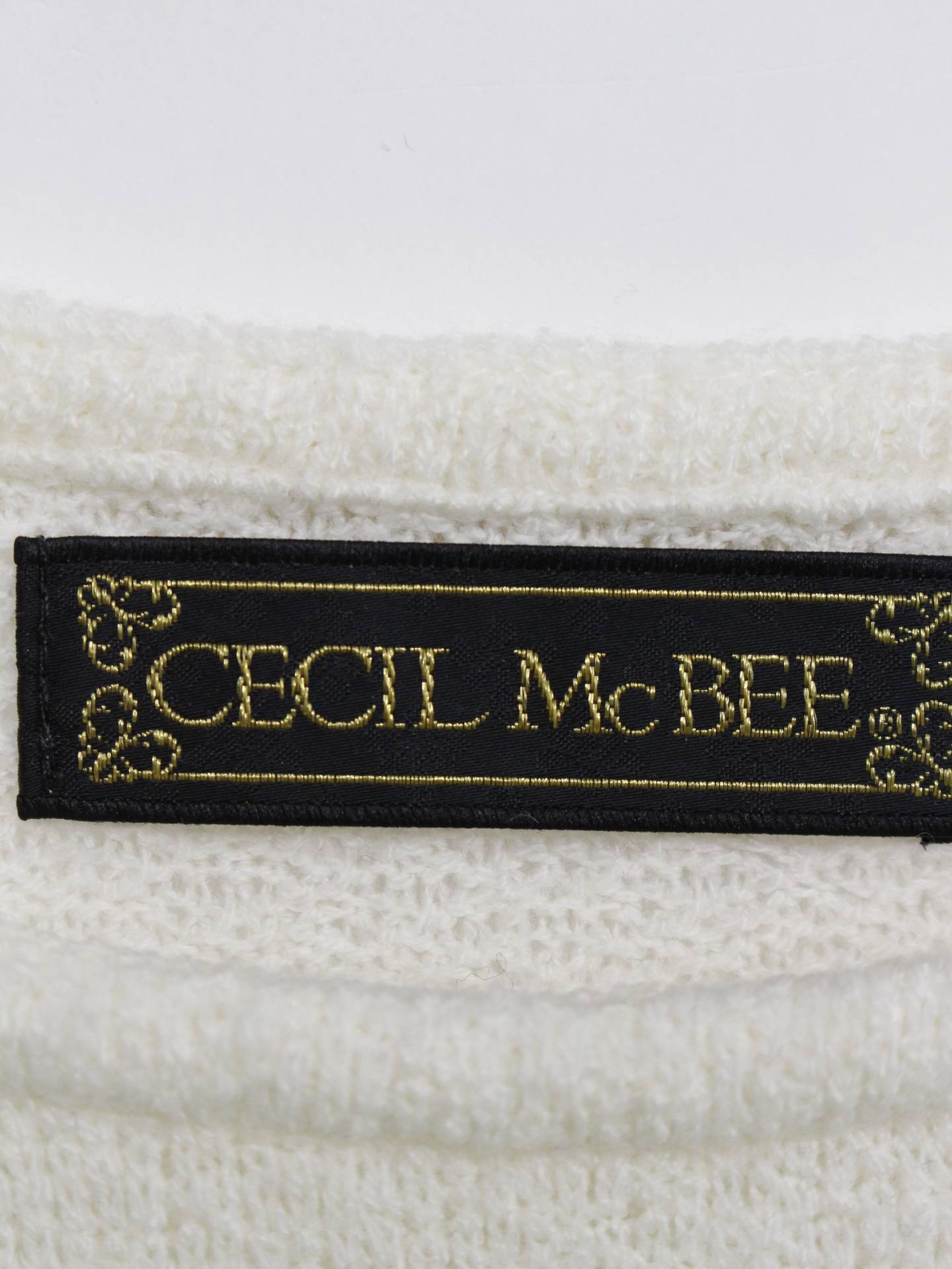 CECIL McBEE/Tシャツ/カットソー/トップス/ホワイト/F