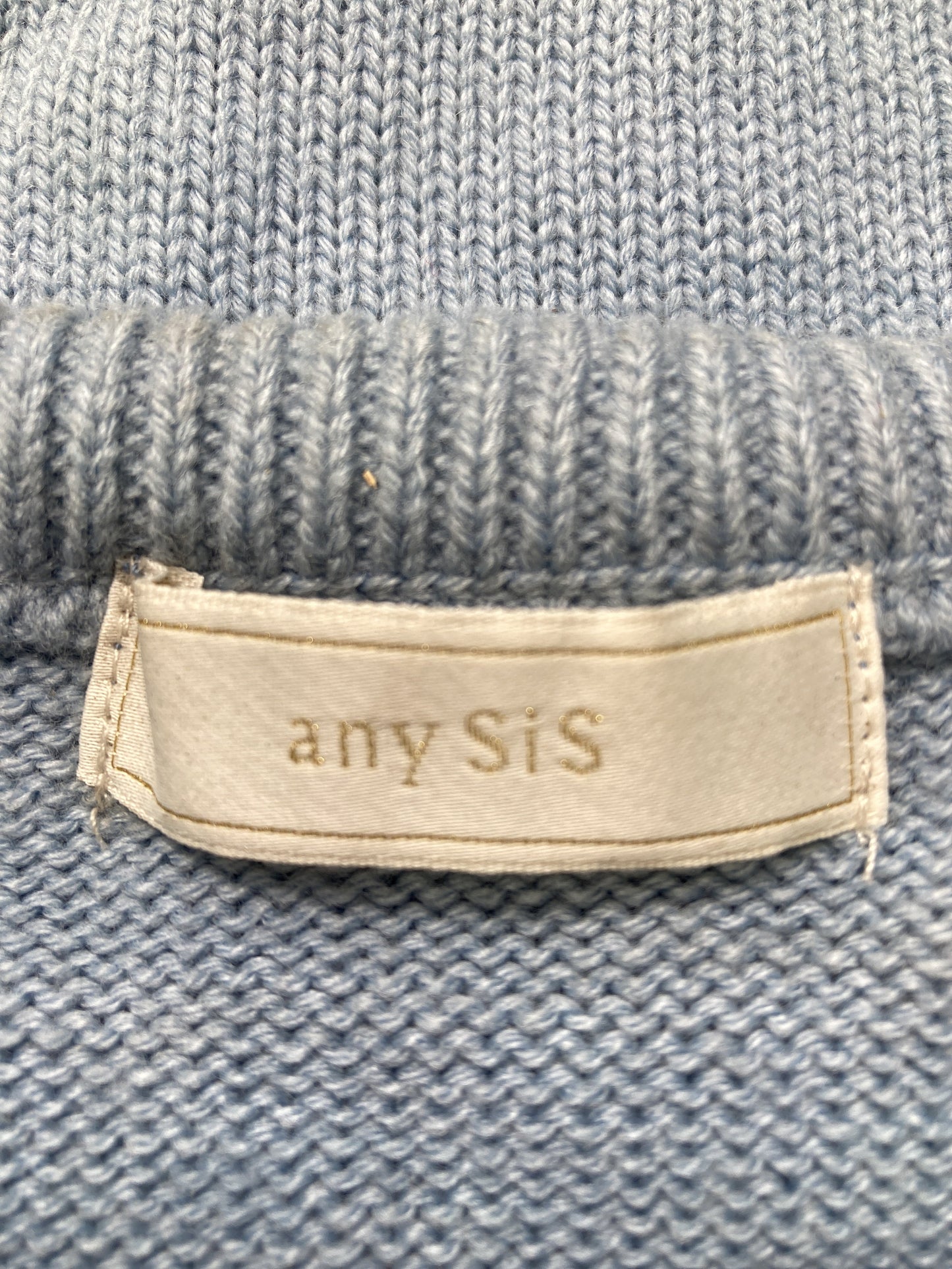 any sis/エニィスィス/ニット/セーター/トップス/スカイブルー
