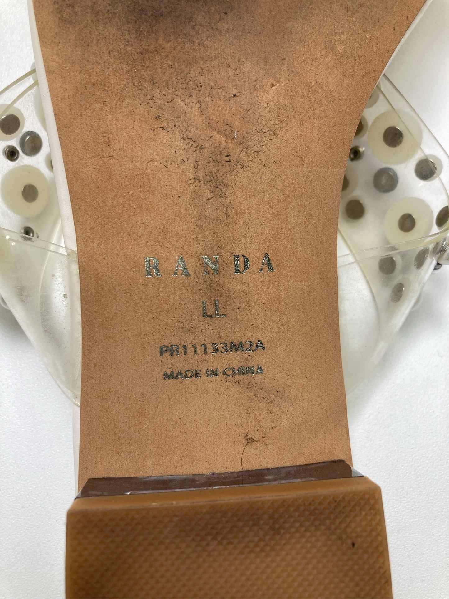 RANDA/ランダ/サンダル/シューズ/ホワイト/LL