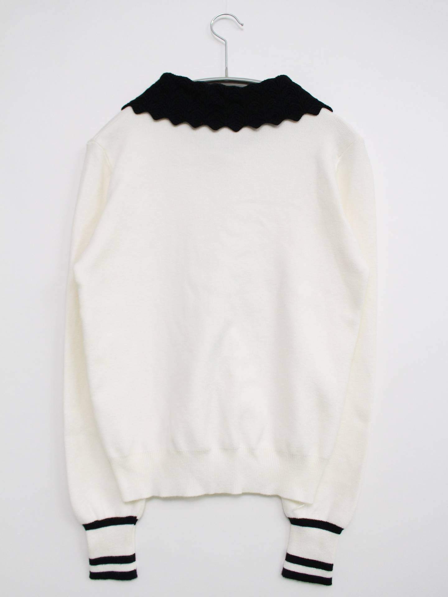 ニット/セーター/トップス/ホワイト