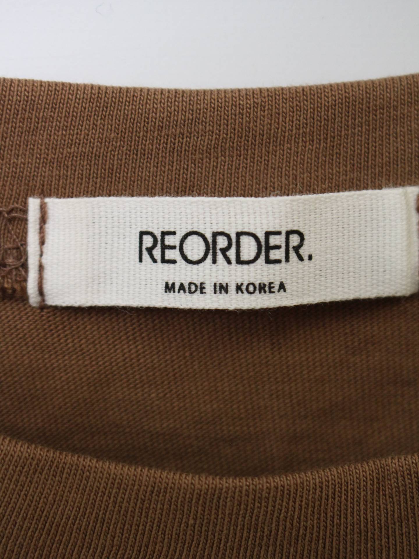 REORDER/Tシャツ/カットソー/トップス/ブラウン