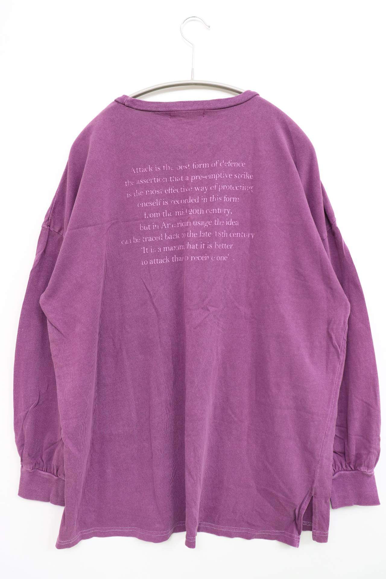 SPINNS/Tシャツ/カットソー/トップス/パープル/M
