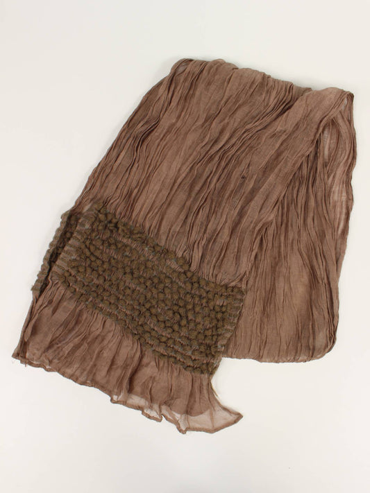 ストール/ショール/ファッション雑貨/ブラウン
