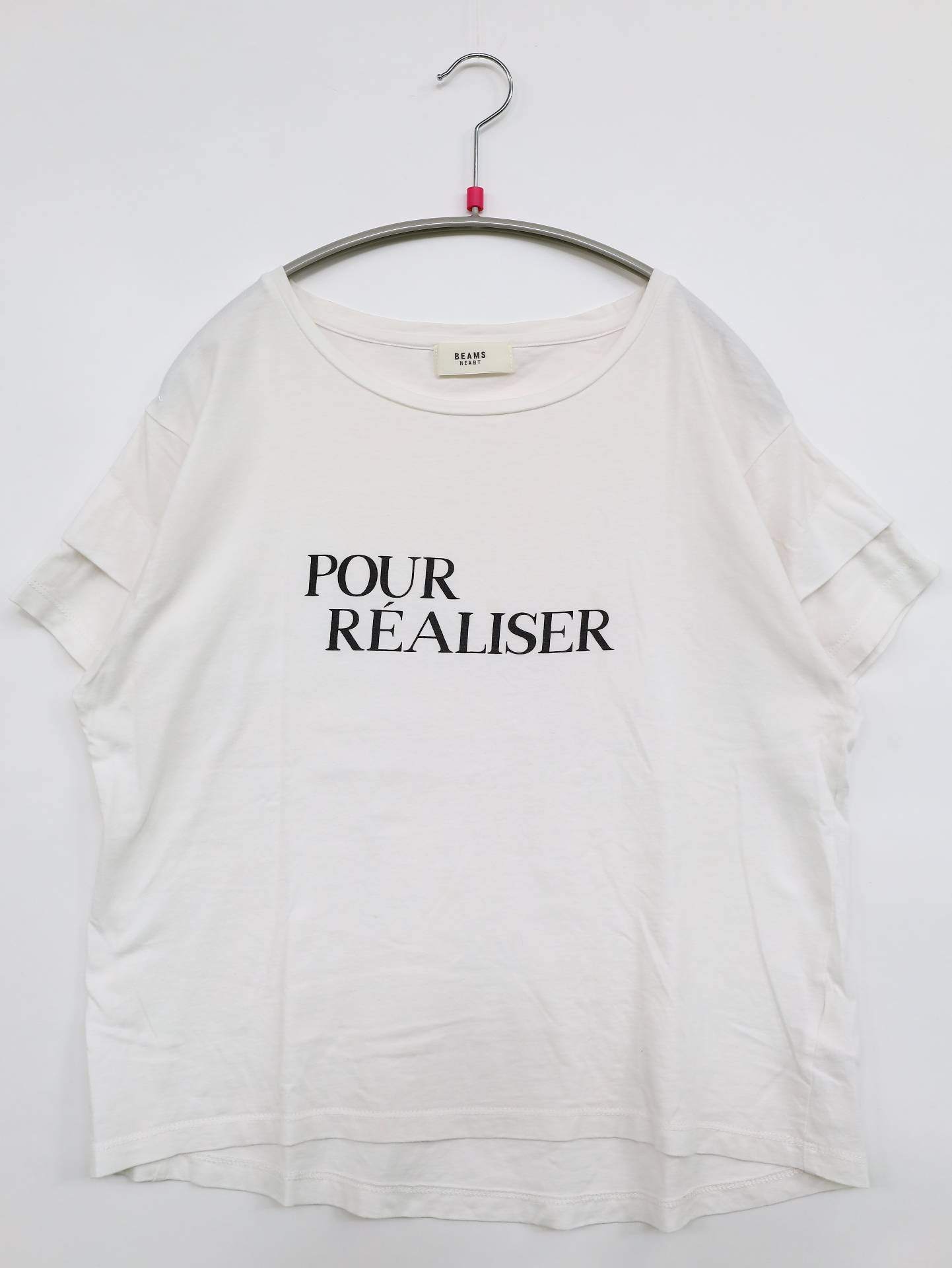 BEAMS HEART/ビームスハート/Tシャツ/カットソー/トップス/ホワイト