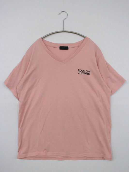 RODEO CROWNS/ロデオクラウンズ/Tシャツ/カットソー/トップス/ピンク/FREE