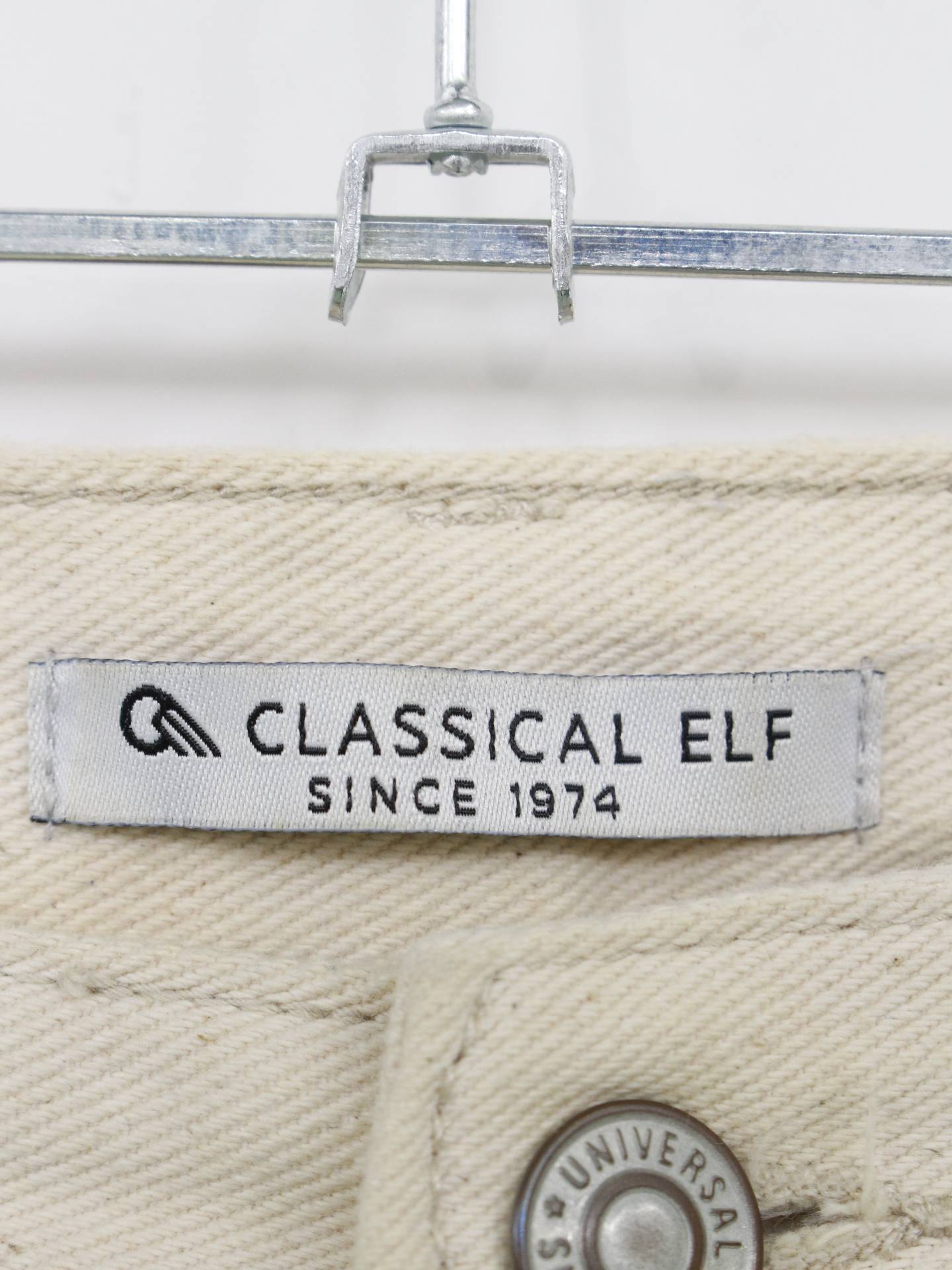 CLASSICAL ELF/デニムパンツ/パンツ/アイボリー/L