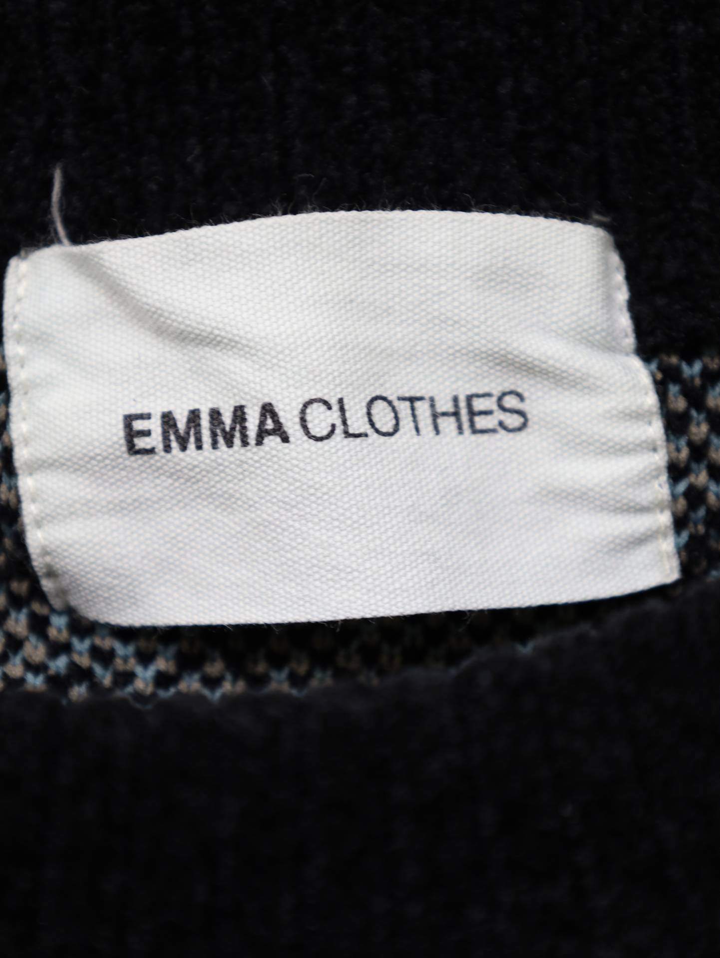 EMMA CLOTHES/ニット/セーター/トップス/ブラック/L