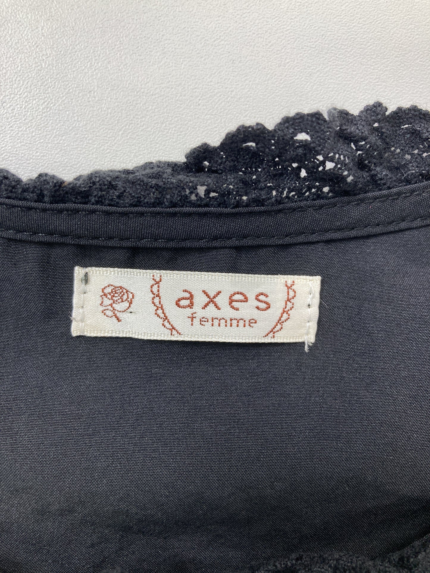 axes/アクシーズ/シャツ/ブラウス/トップス/ブラック/M