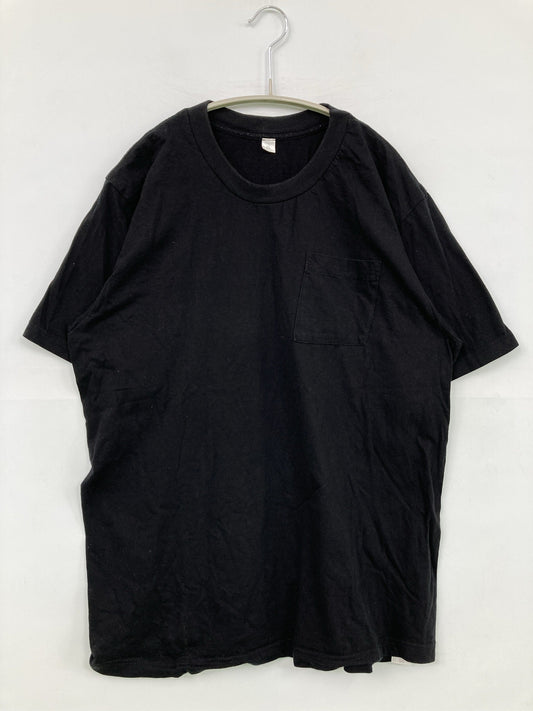 Tシャツ/カットソー/トップス/ブラック/LL