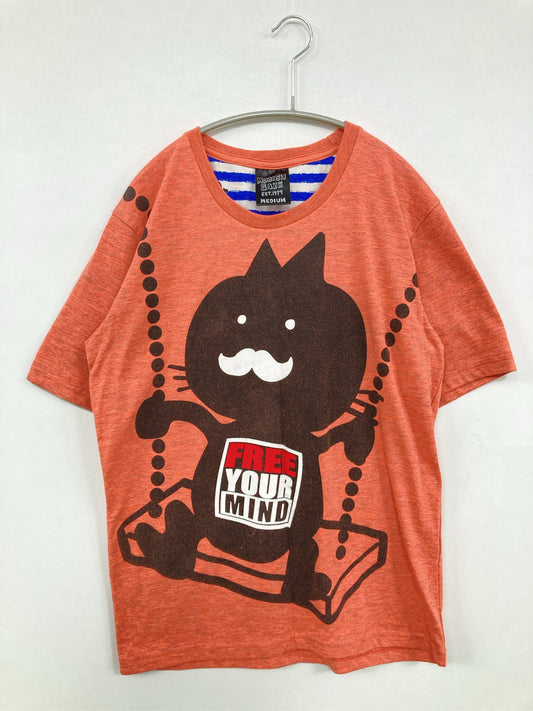 MODISH GAZE/Tシャツ/カットソー/トップス/オレンジ/M