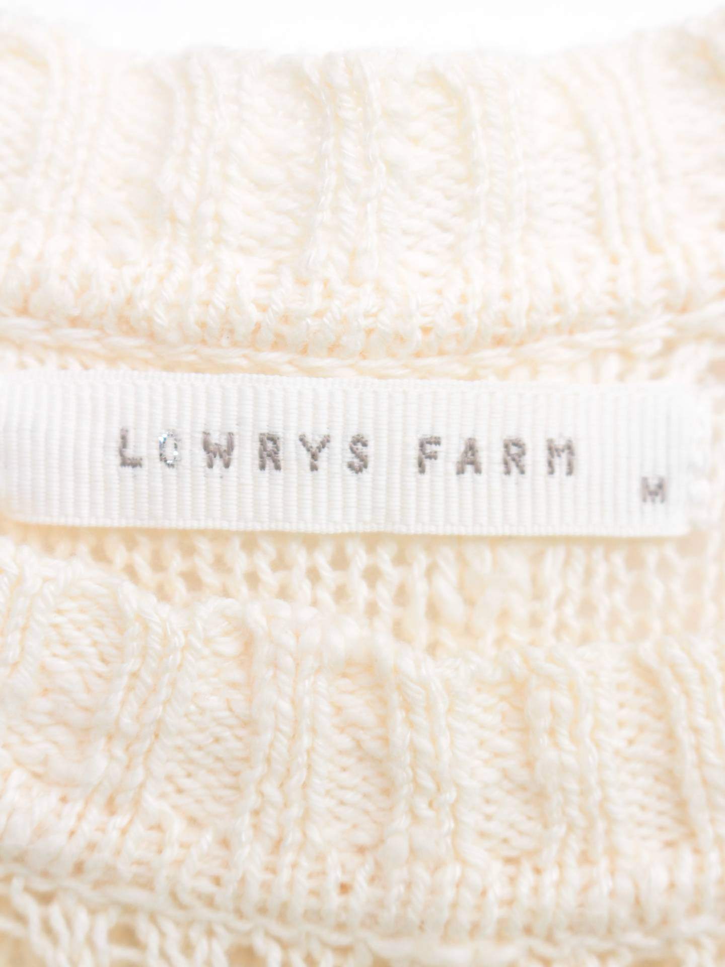 LOWRYS FARM/ローリーズファーム/ニット/セーター/トップス/ホワイト/M