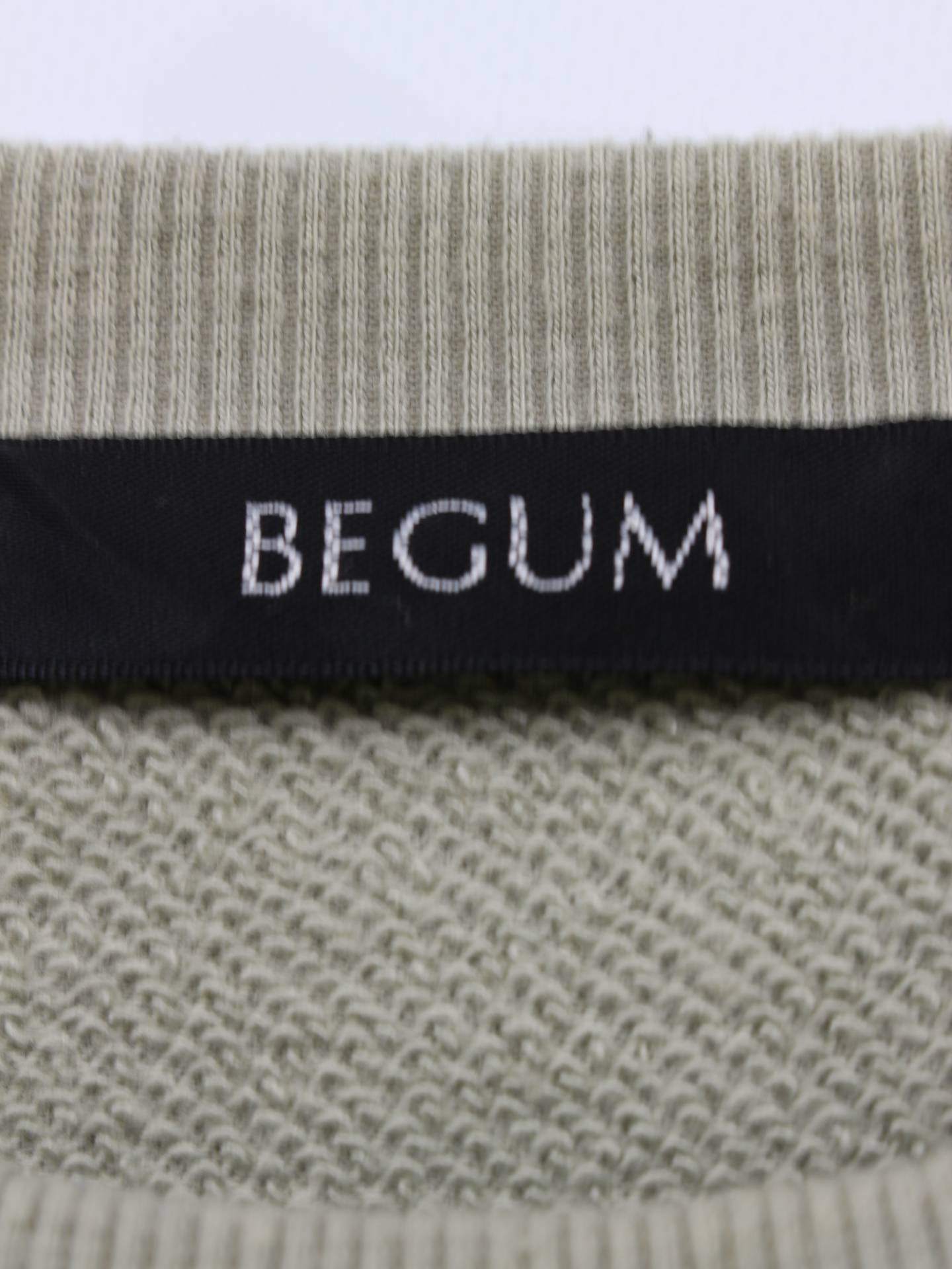 BEGUM/スウェット/トップス/ベージュ/L
