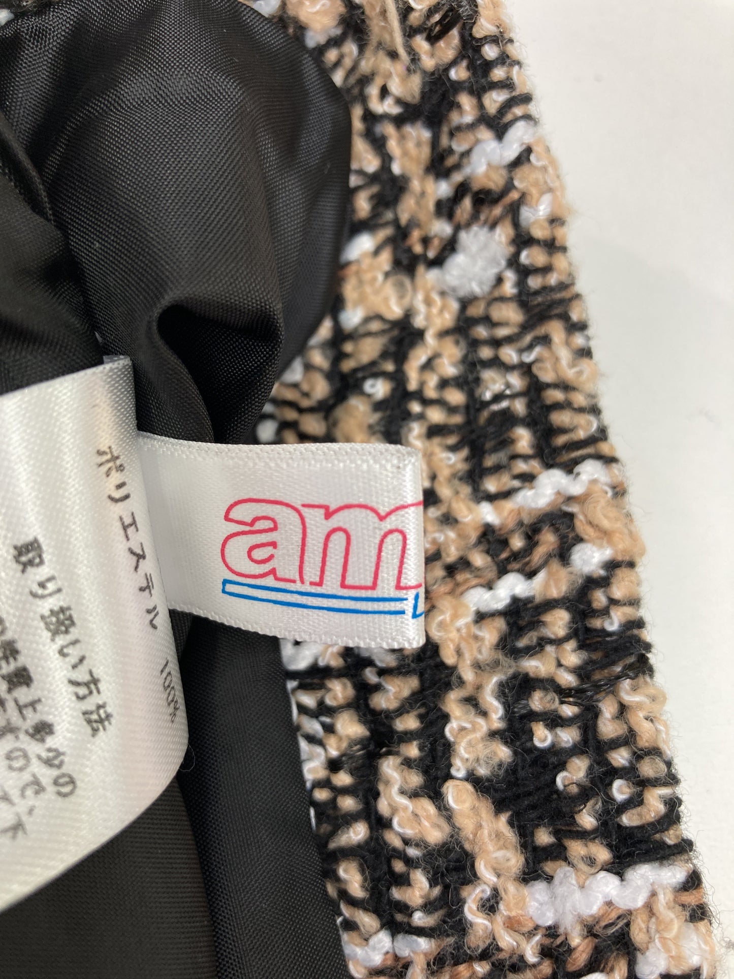 ampm/ショート/ミニスカート/スカート/ベージュ