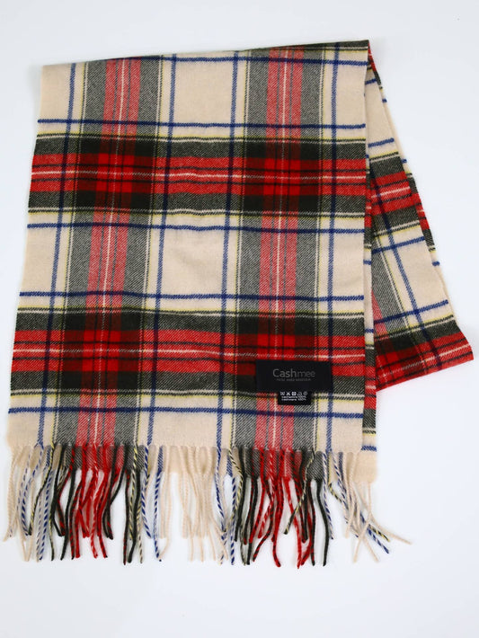 Cash mee/マフラー/ファッション雑貨/ホワイト