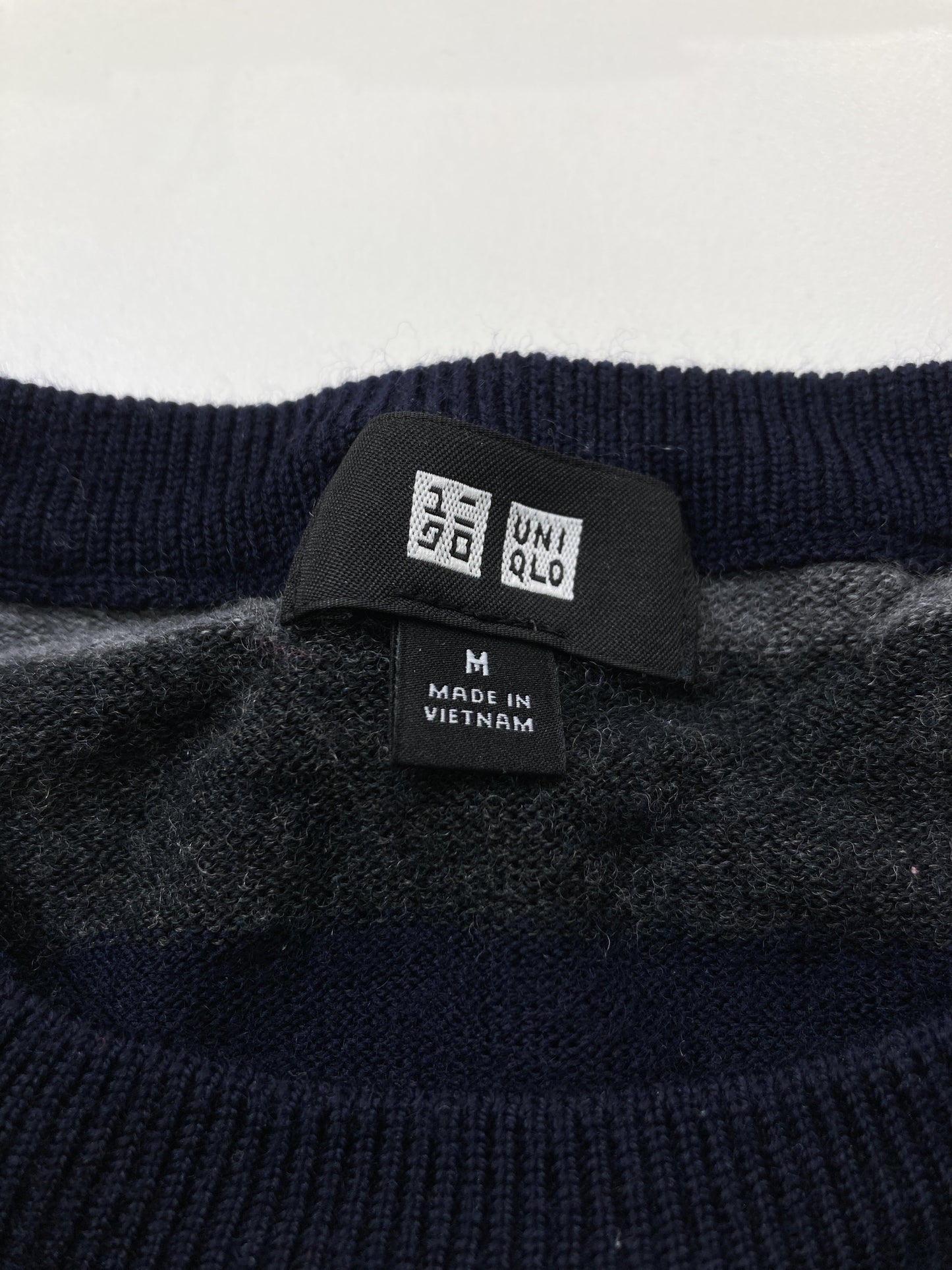 UNIQLO/ユニクロ/ニット/セーター/トップス/ネイビー/M
