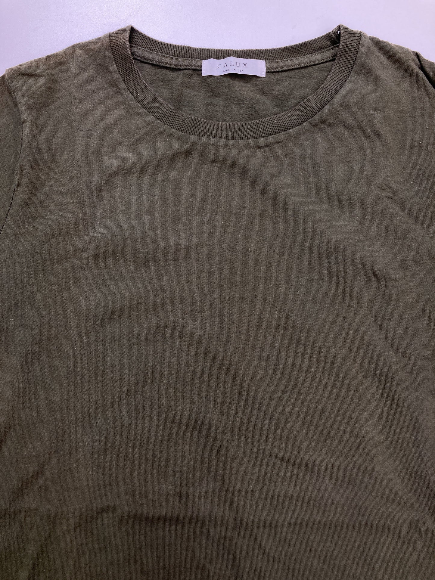 CALUX/Tシャツ/カットソー/トップス/カーキ