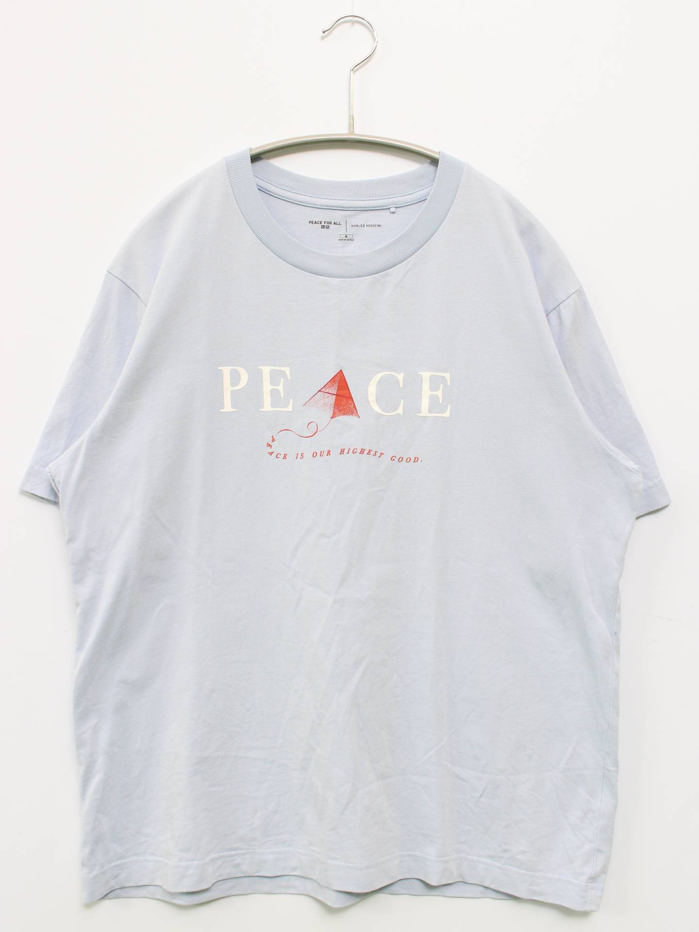 UNIQLO/ユニクロ/Tシャツ/カットソー/トップス/スカイブルー/M