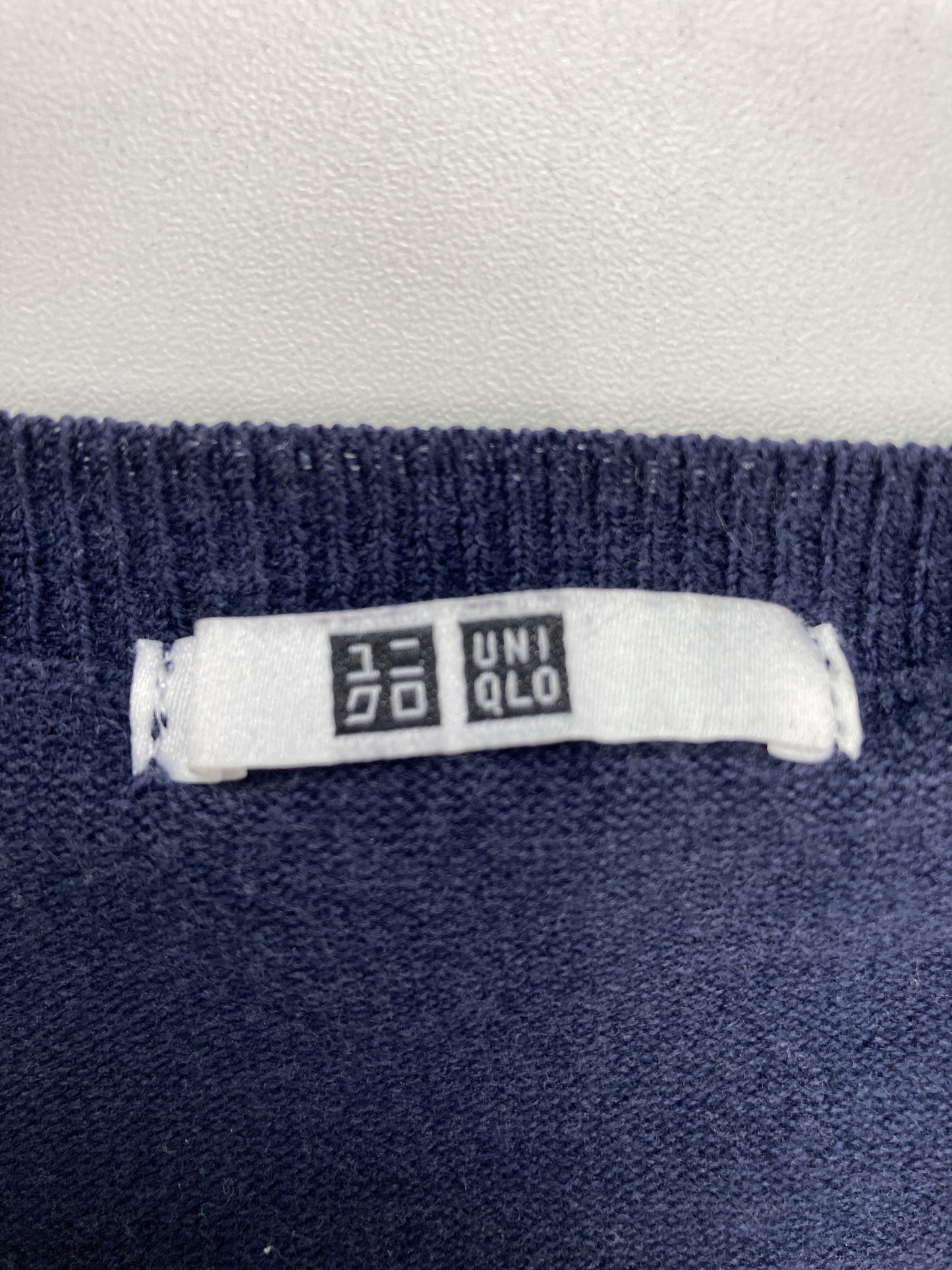 UNIQLO/ユニクロ/ニット/セーター/トップス/ネイビー/M