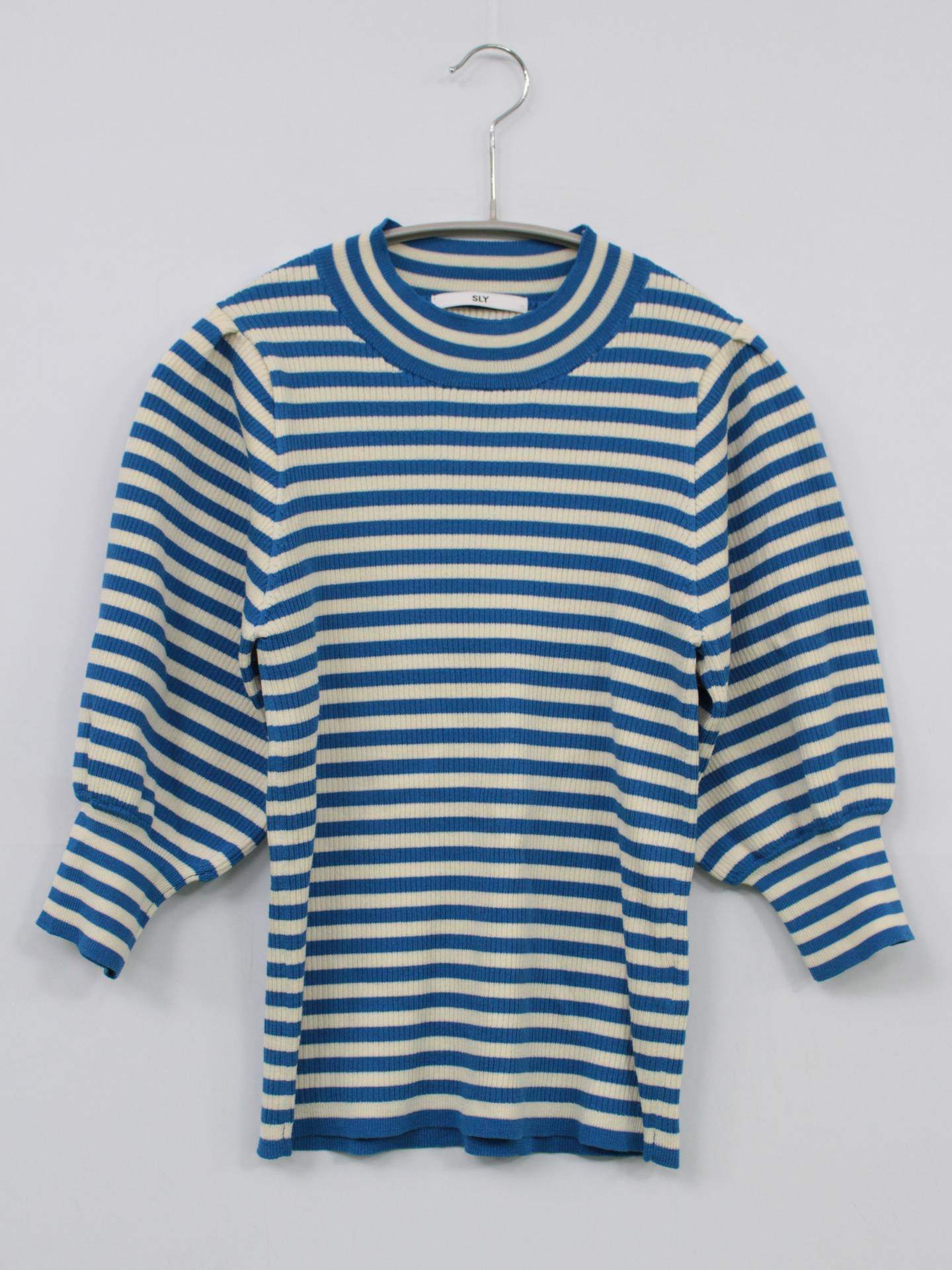 SLY/スライ/Tシャツ/カットソー/トップス/ブルー/FREE
