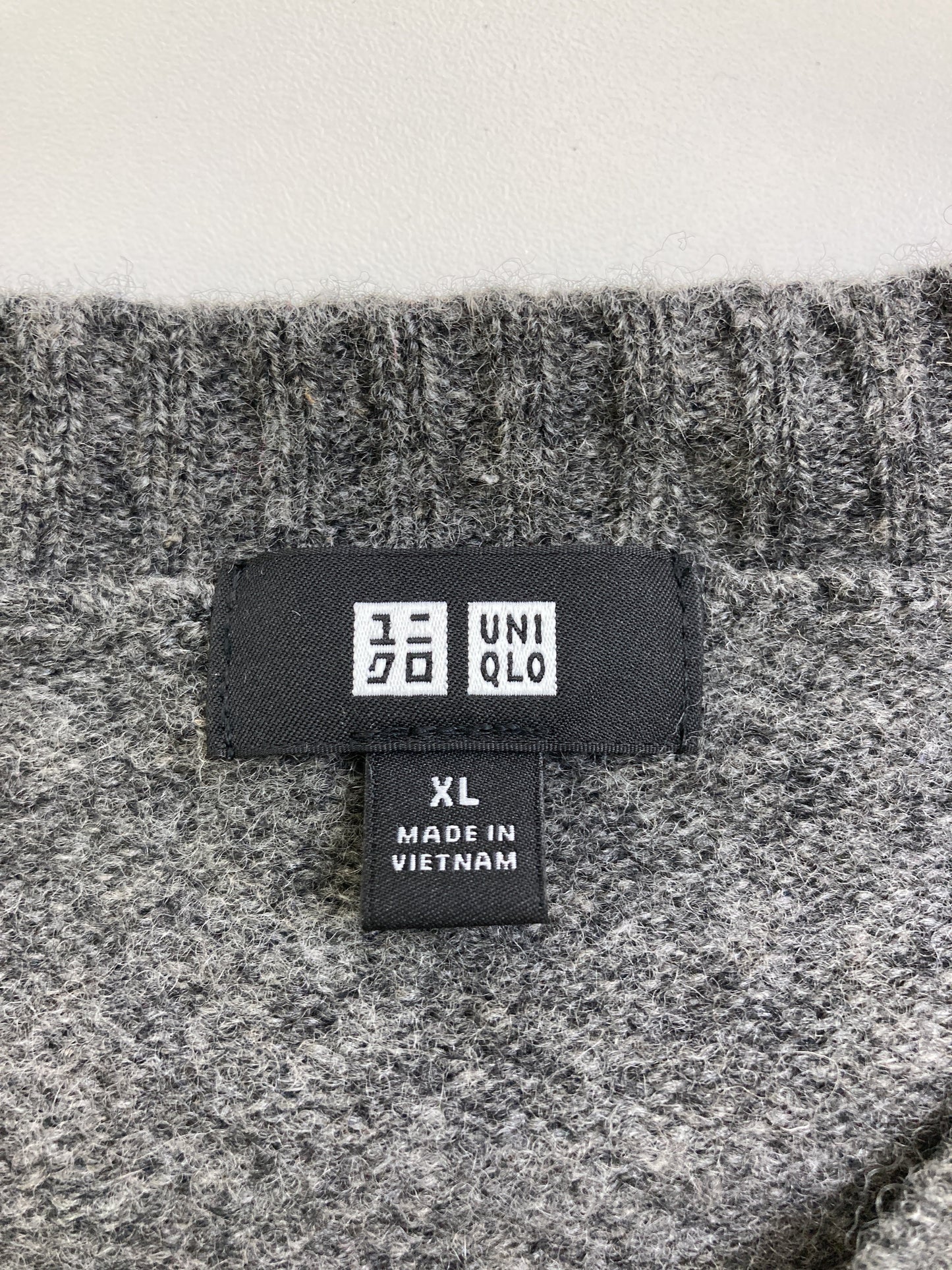 UNIQLO/ユニクロ/ニット/セーター/トップス/グレー/XL
