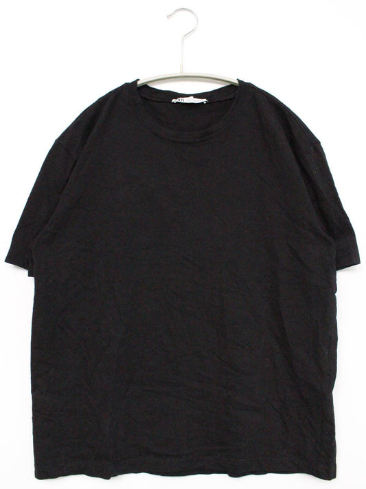 ZARA/ザラ/Tシャツ/カットソー/トップス/ブラック/M