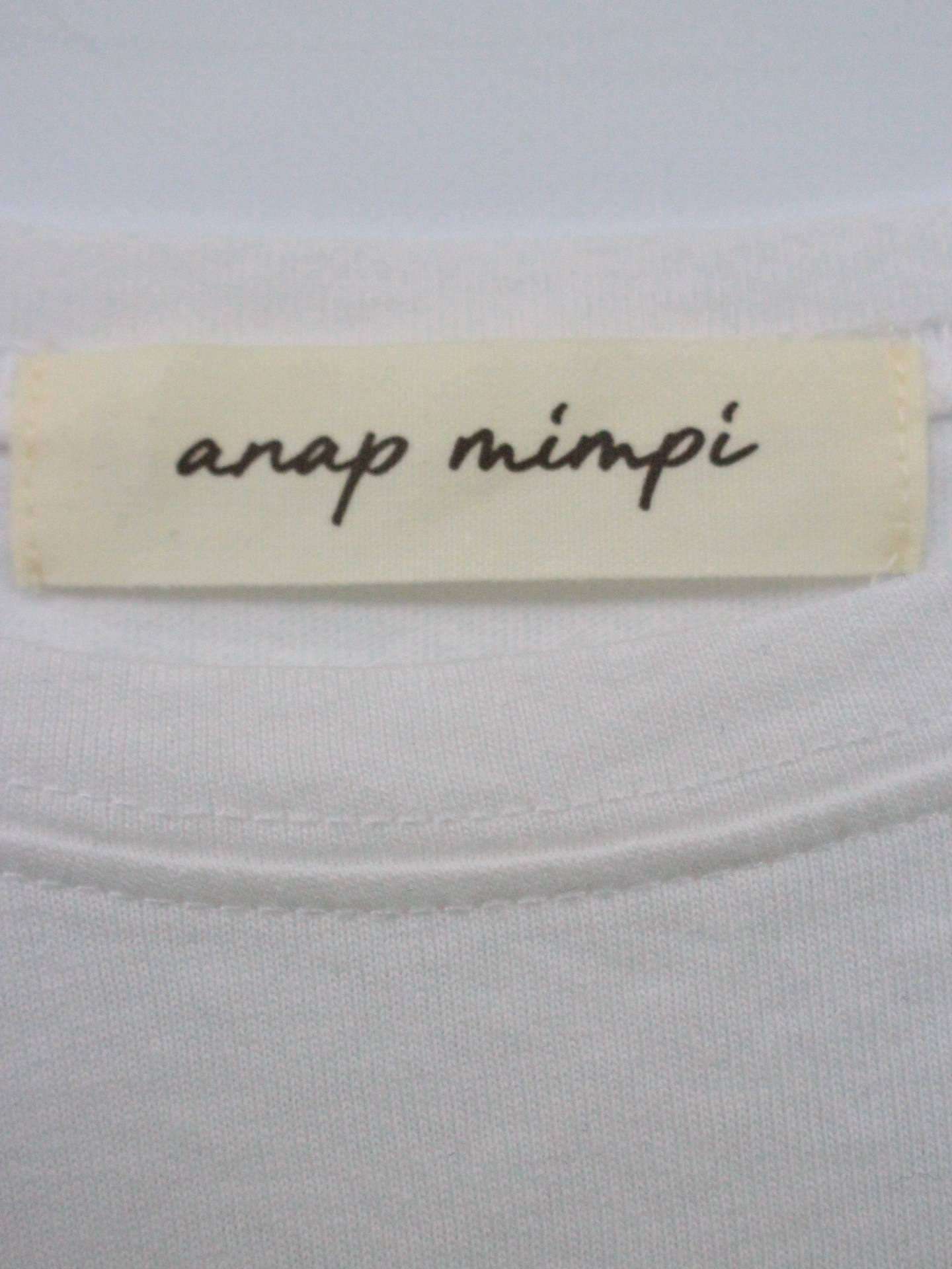 anap mimpi/Tシャツ/カットソー/トップス/ホワイト/F