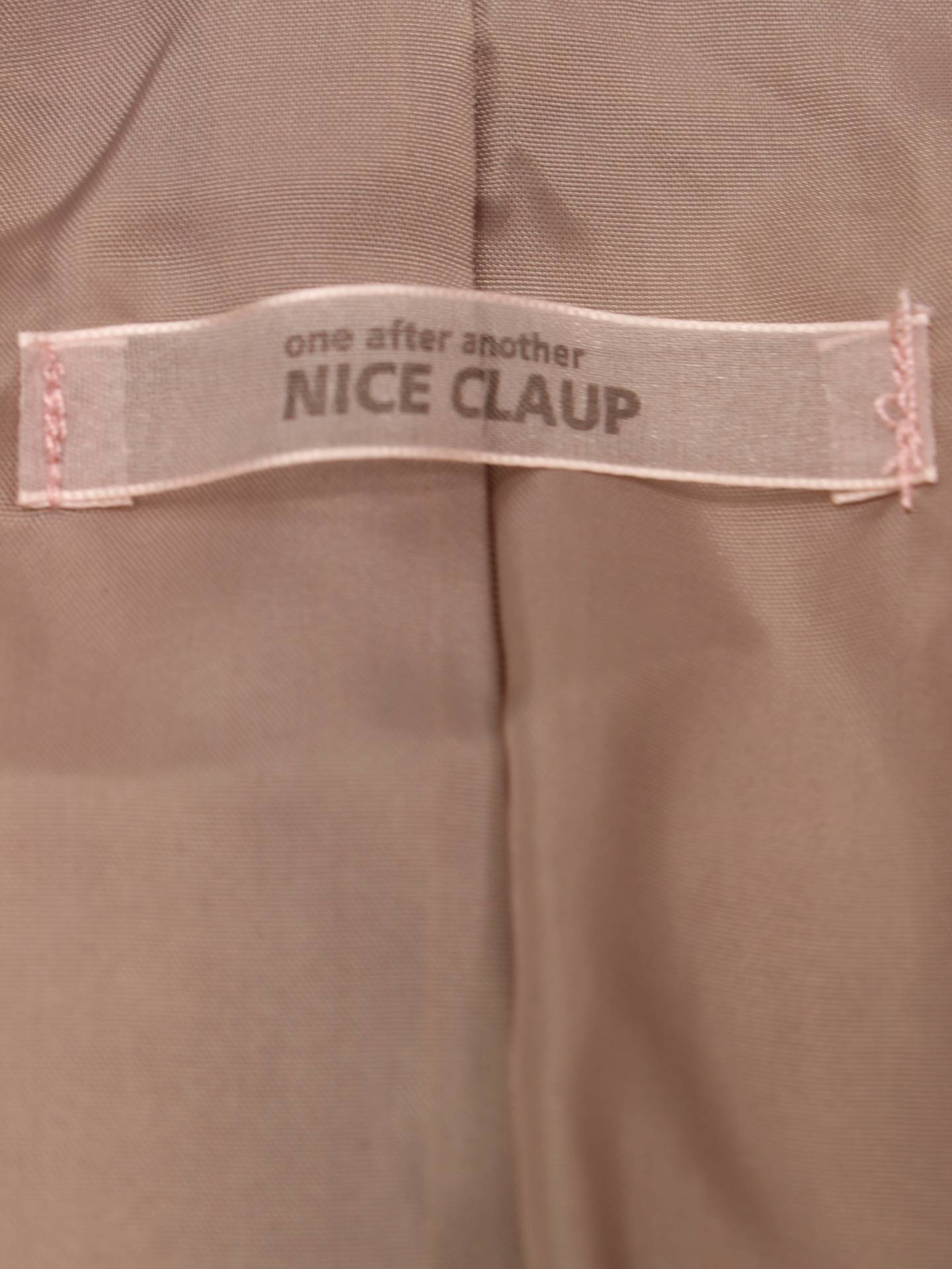 NICE CLAUP/ナイスクラップ/テーラードジャケット/ジャケット/アウター/ブラウン/F