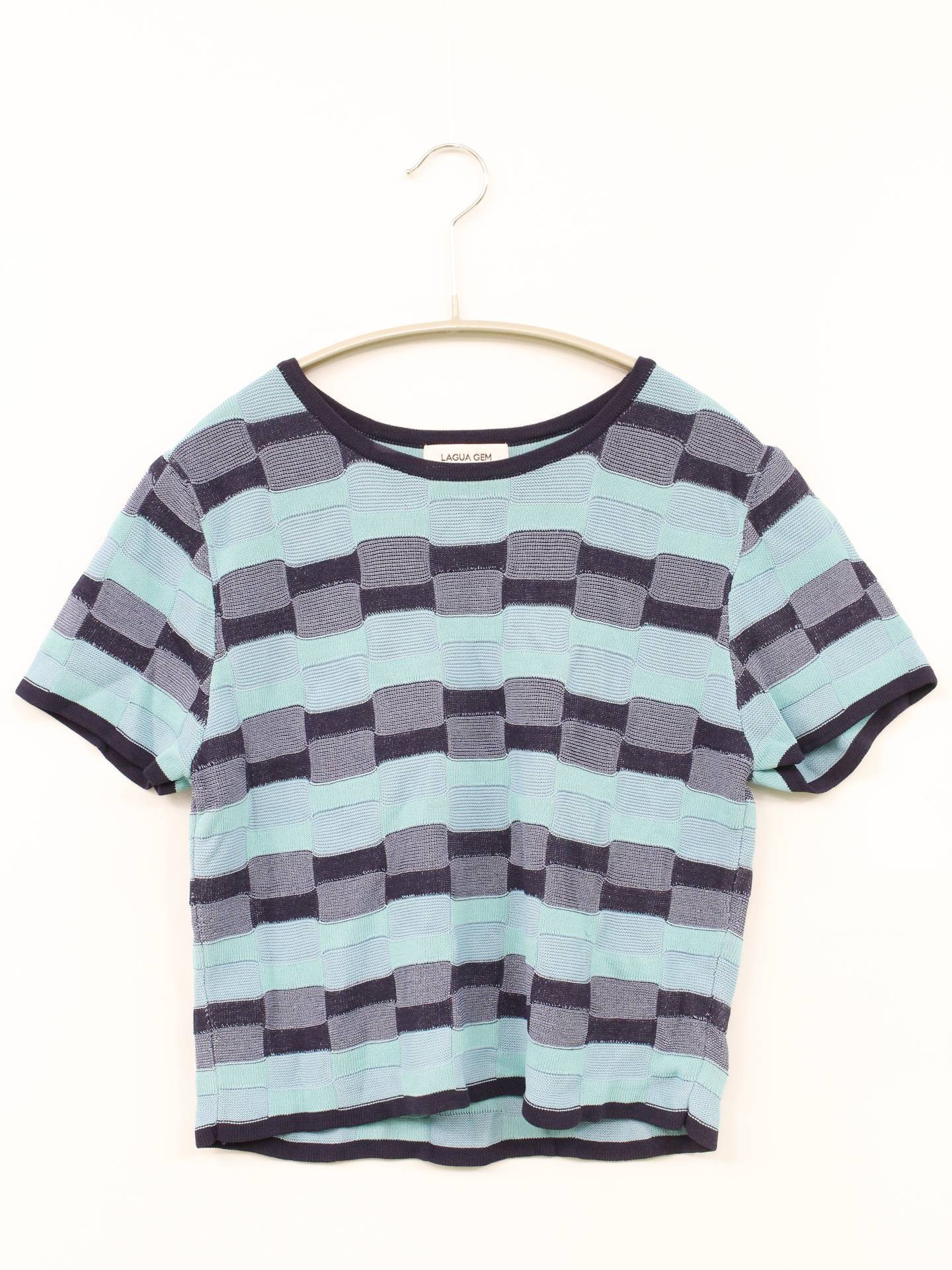 LAGUA GEM/ラグアジェム/Tシャツ/カットソー/トップス/スカイブルー/FREE