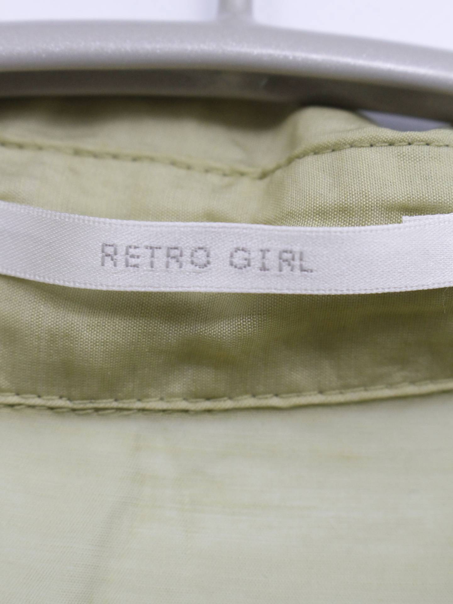 RETRO GIRL/レトロガール/シャツ/ブラウス/トップス/カーキ/F