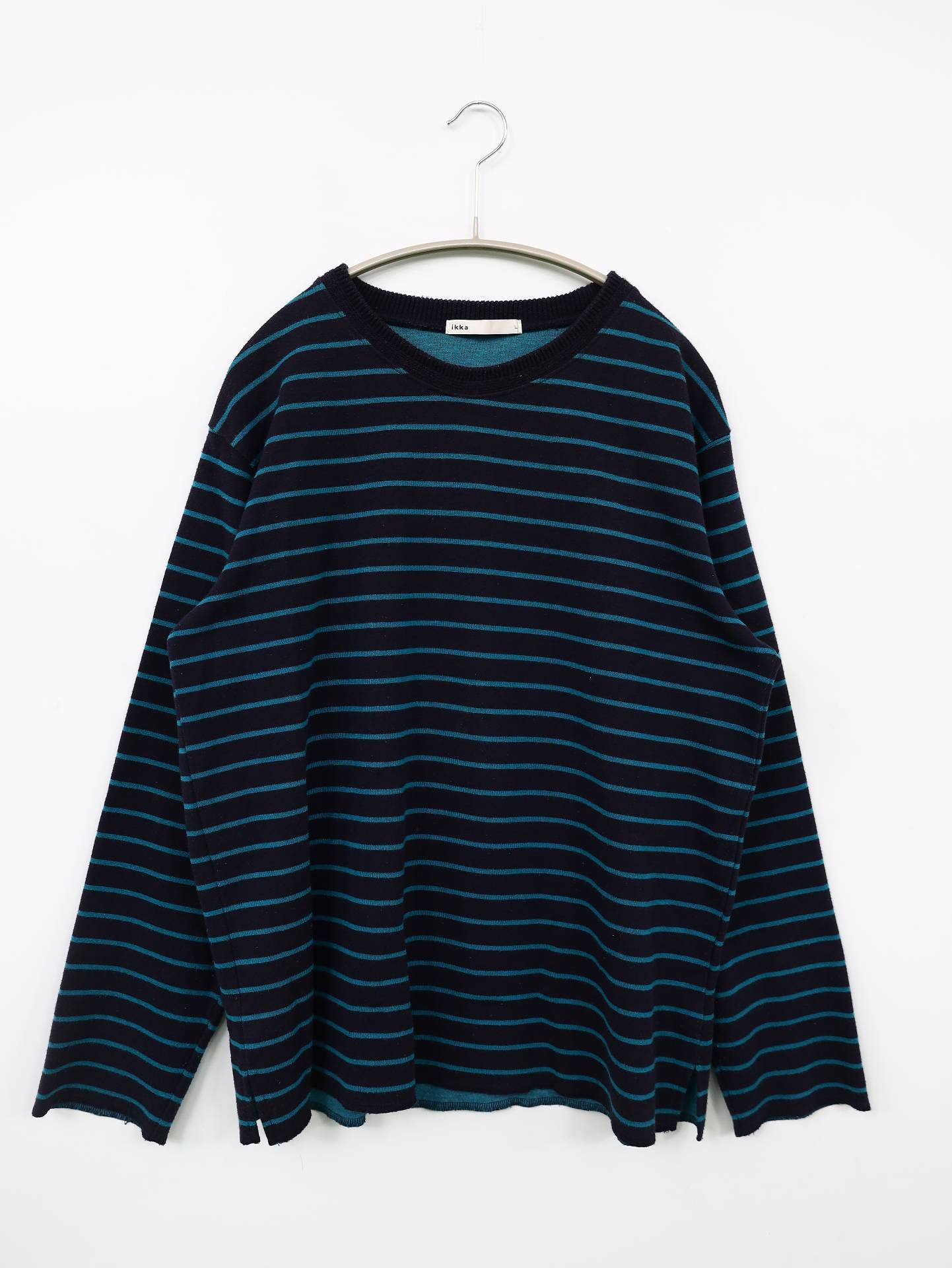 IKKA/Tシャツ/カットソー/トップス/ブルー/L