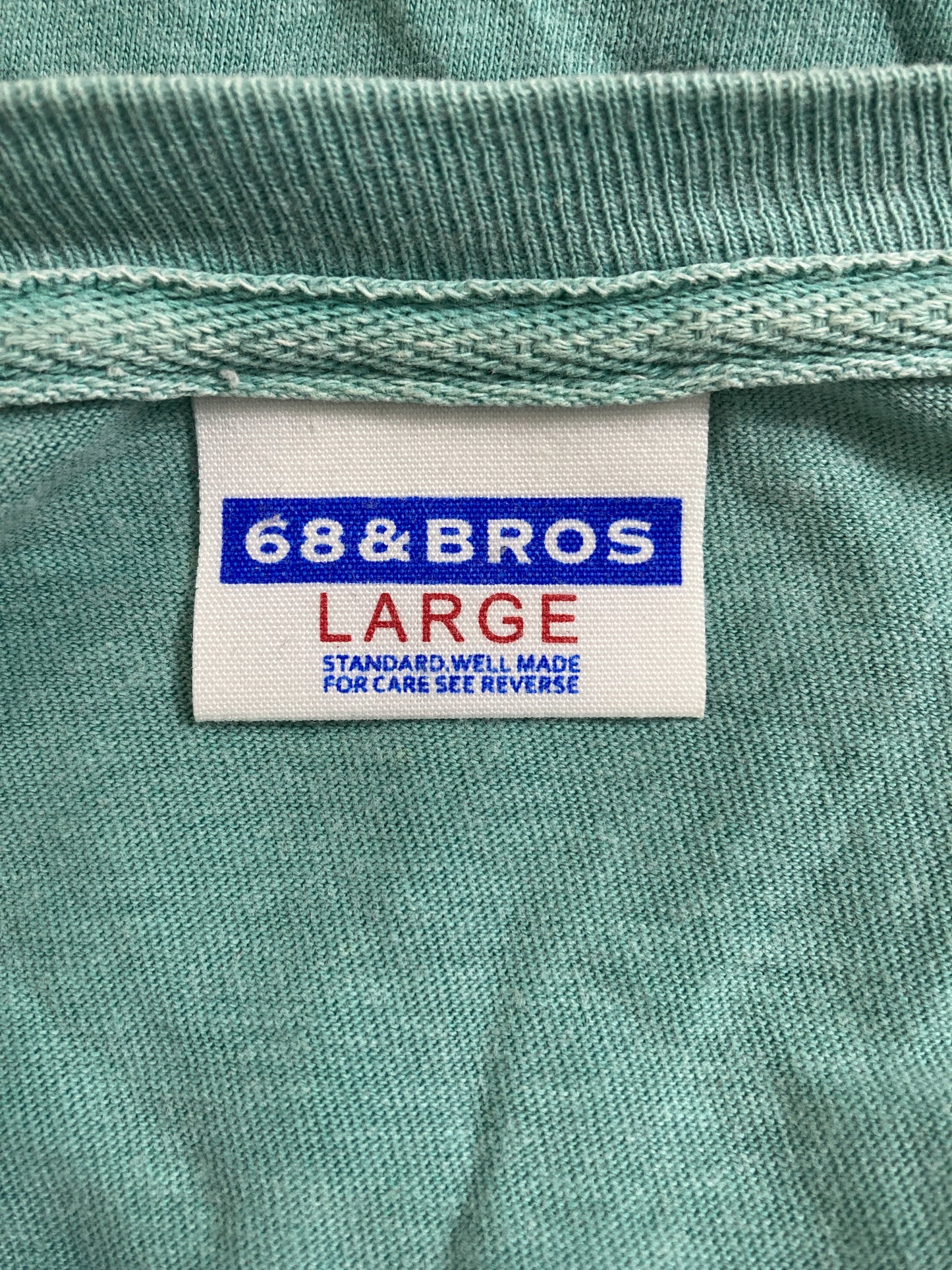 68&BROTHERS/Tシャツ/カットソー/トップス/グリーン/LARGE