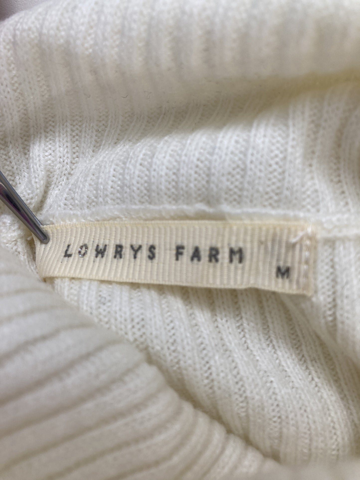 LOWRYS FARM/ローリーズファーム/ニット/セーター/トップス/ホワイト/M