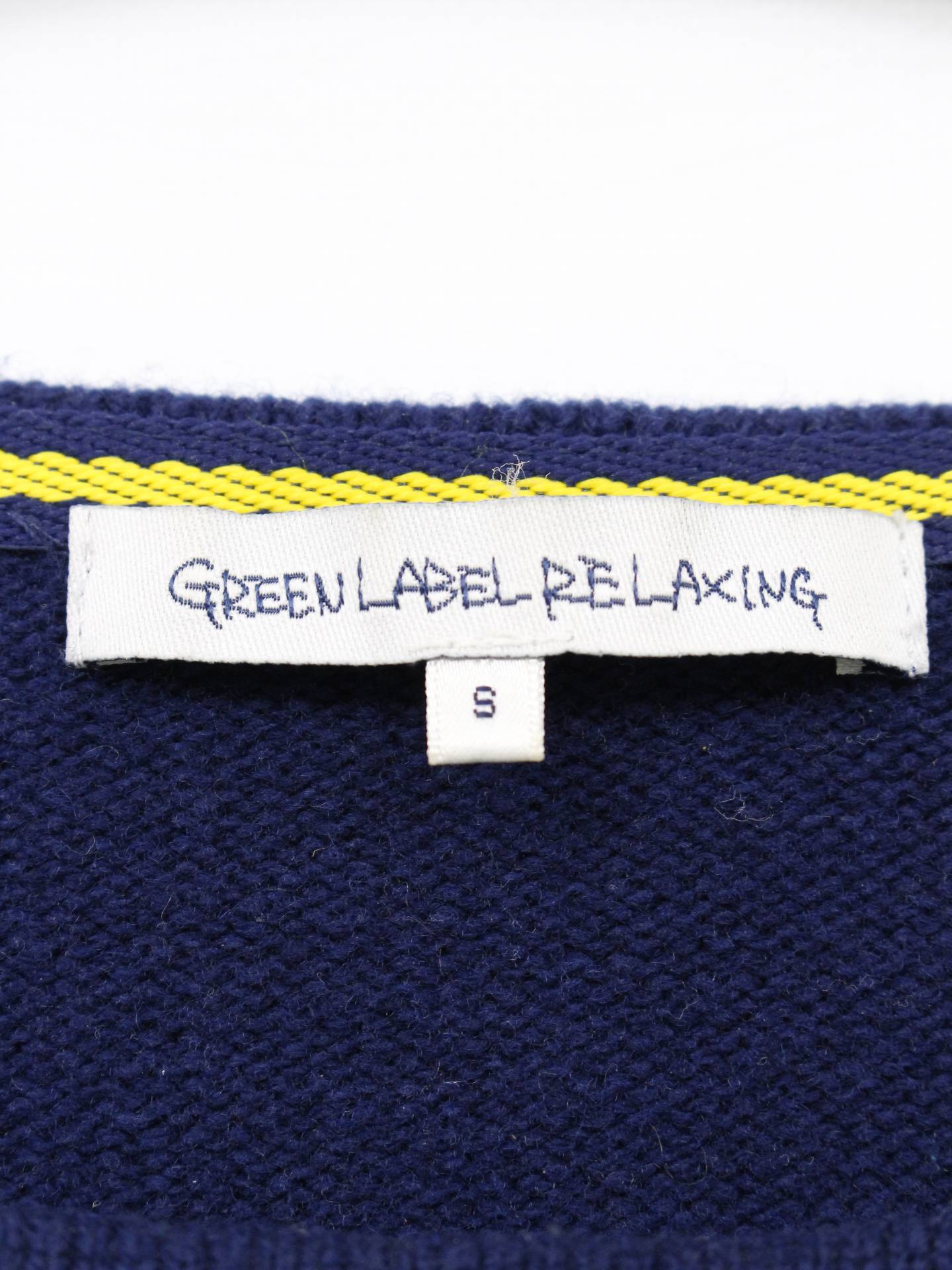 green label relaxing/ニット/セーター/トップス/ネイビー/S