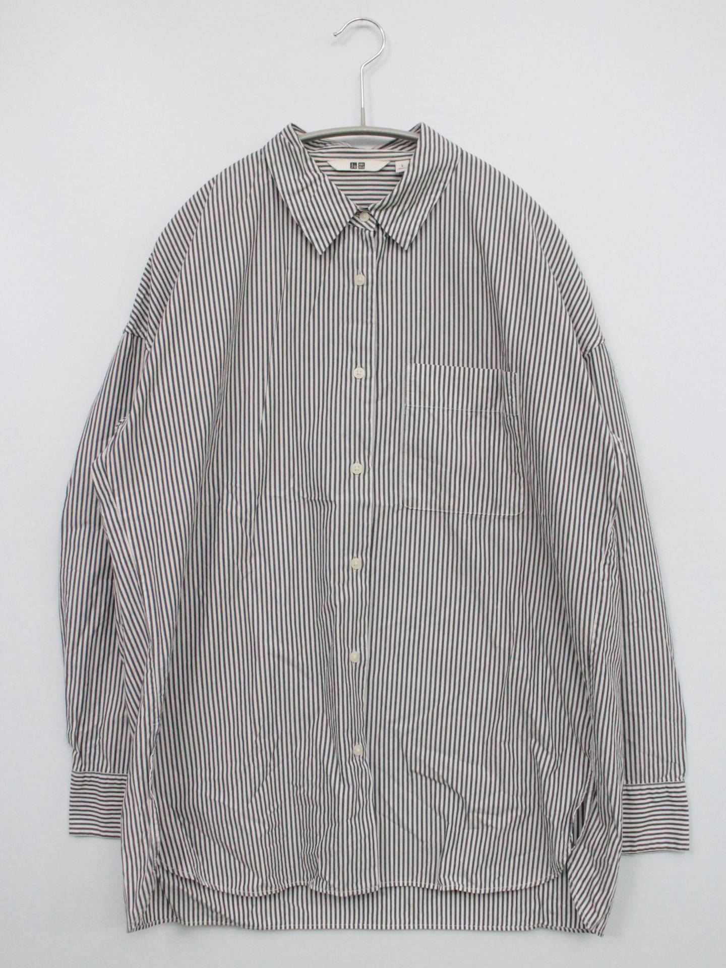 UNIQLO/ユニクロ/シャツ/ブラウス/トップス/ブラック/L