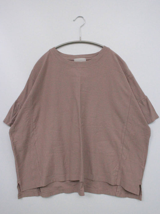 Denifits/Tシャツ/カットソー/トップス/ピンク/3L