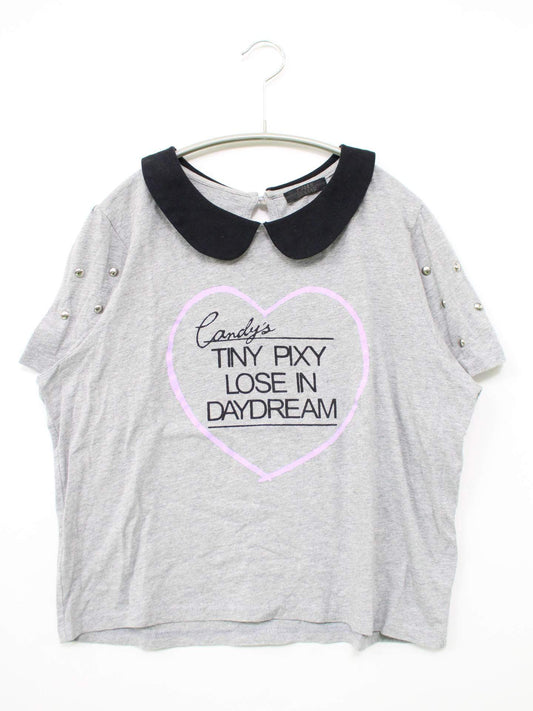 CANDY STRIPPER/Tシャツ/カットソー/トップス/グレー/2