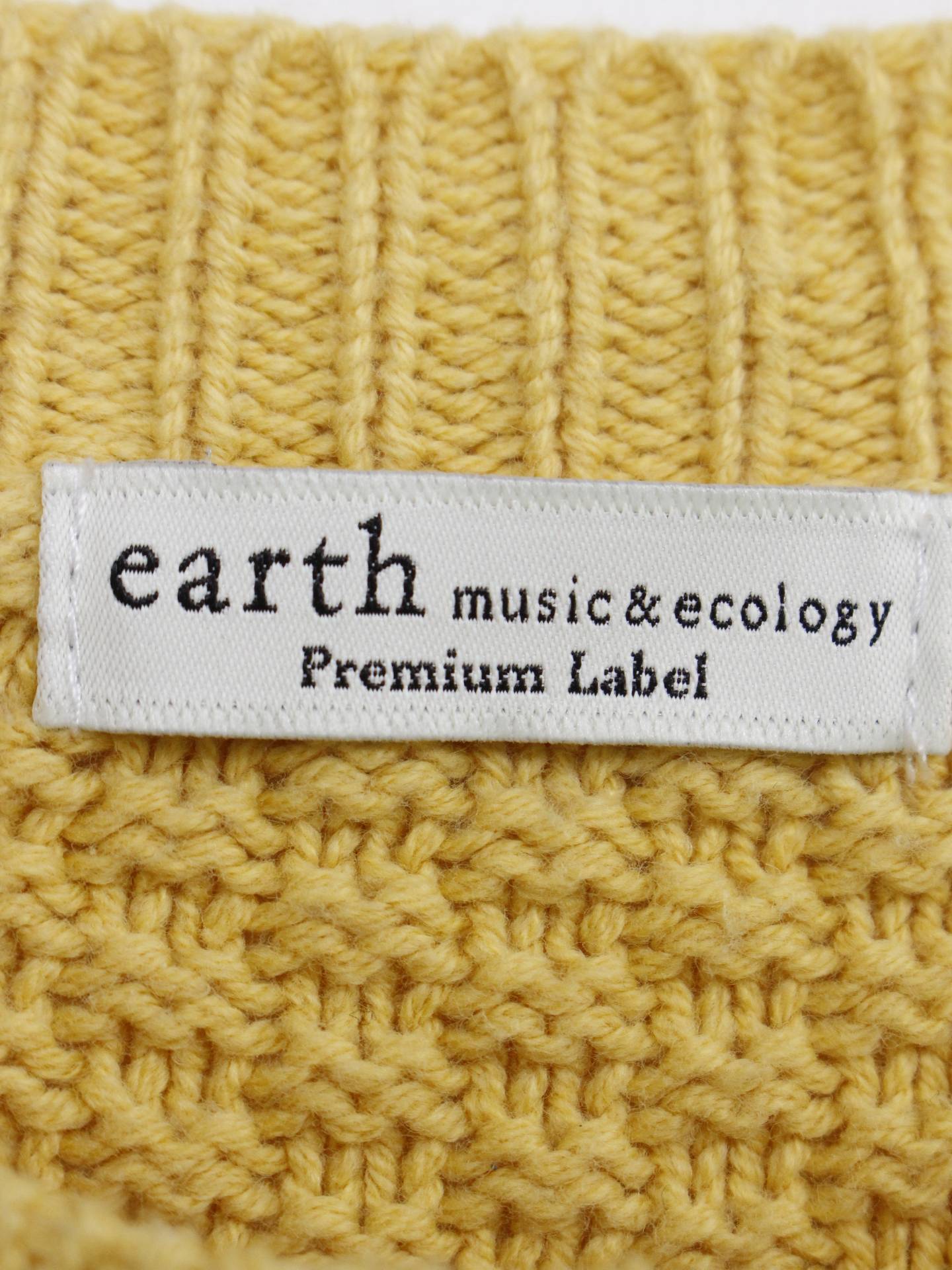 earth music&ecology/アースミュージックアンドエコロジー/カーディガン/ボレロ/トップス/イエロー/F