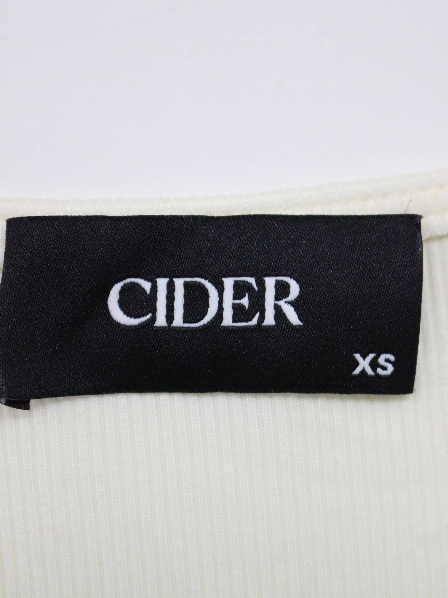 CIDER/サイダー/Tシャツ/カットソー/トップス/ホワイト/XS