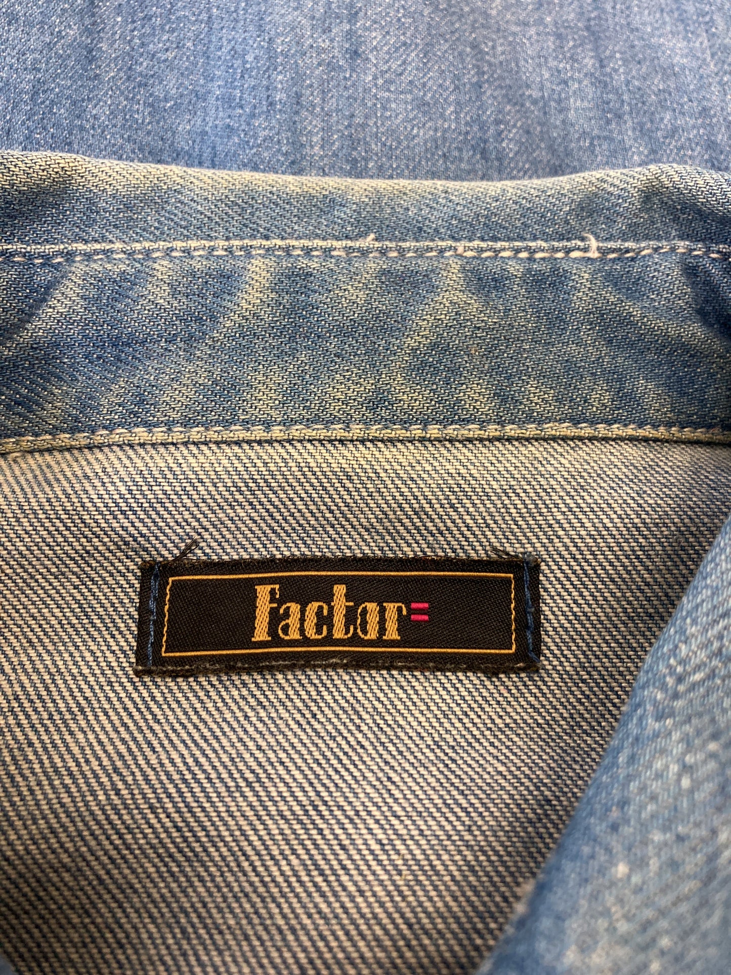 factor/デニムジャケット/ジャケット/アウター/ブルー/F