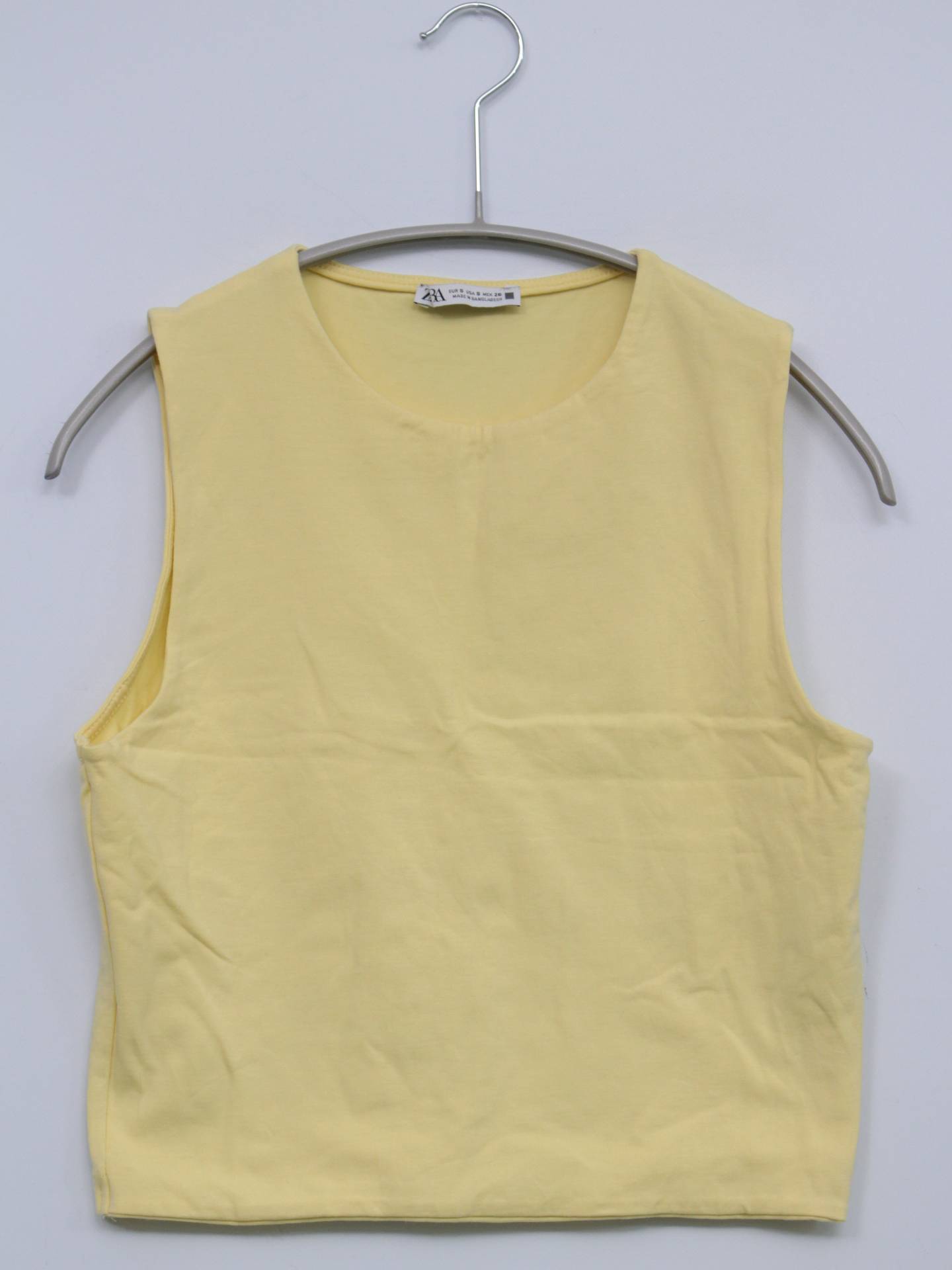 ZARA/ザラ/タンクトップ/トップス/イエロー/S