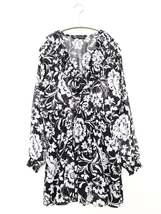 ZARA/ザラ/ワンピース/ワンピース/ドレス/ブラック/EUR XS/ USA XS/ MEX 24