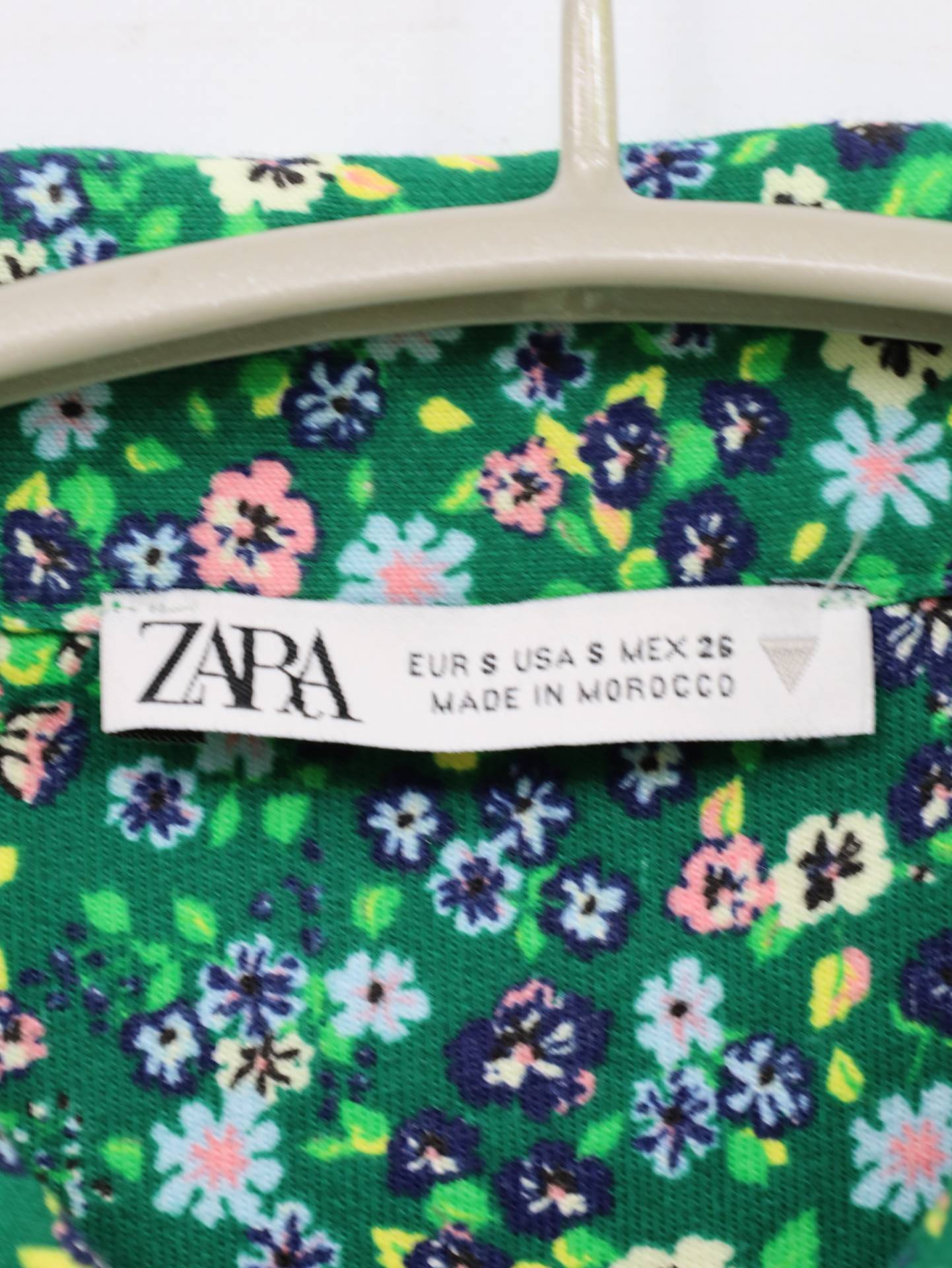 ZARA/ザラ/シャツ/ブラウス/トップス/グリーン/EUR S/USA S/MEX 26